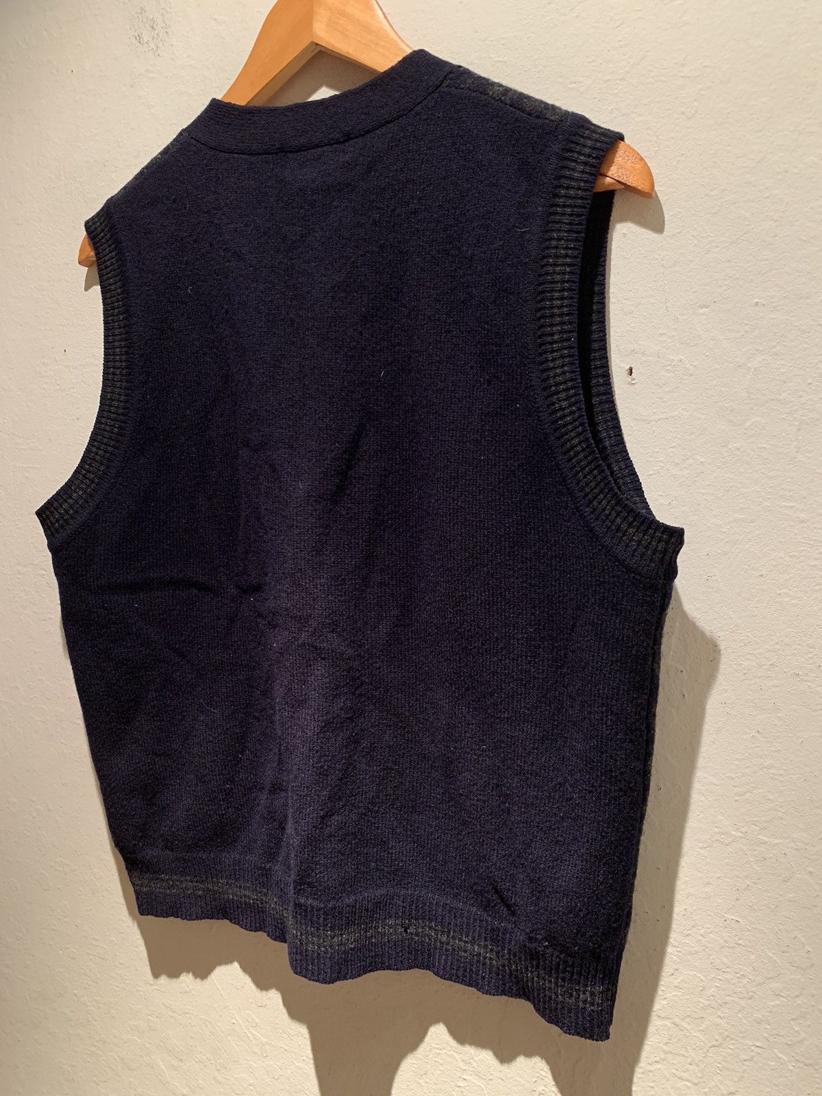 Club Room × Vintage *RARE* Vintage Club Room 100% Pure Lambs Wool Vest Cardigan Size US S / EU 44-46 / 1 - 2 Thumbnail