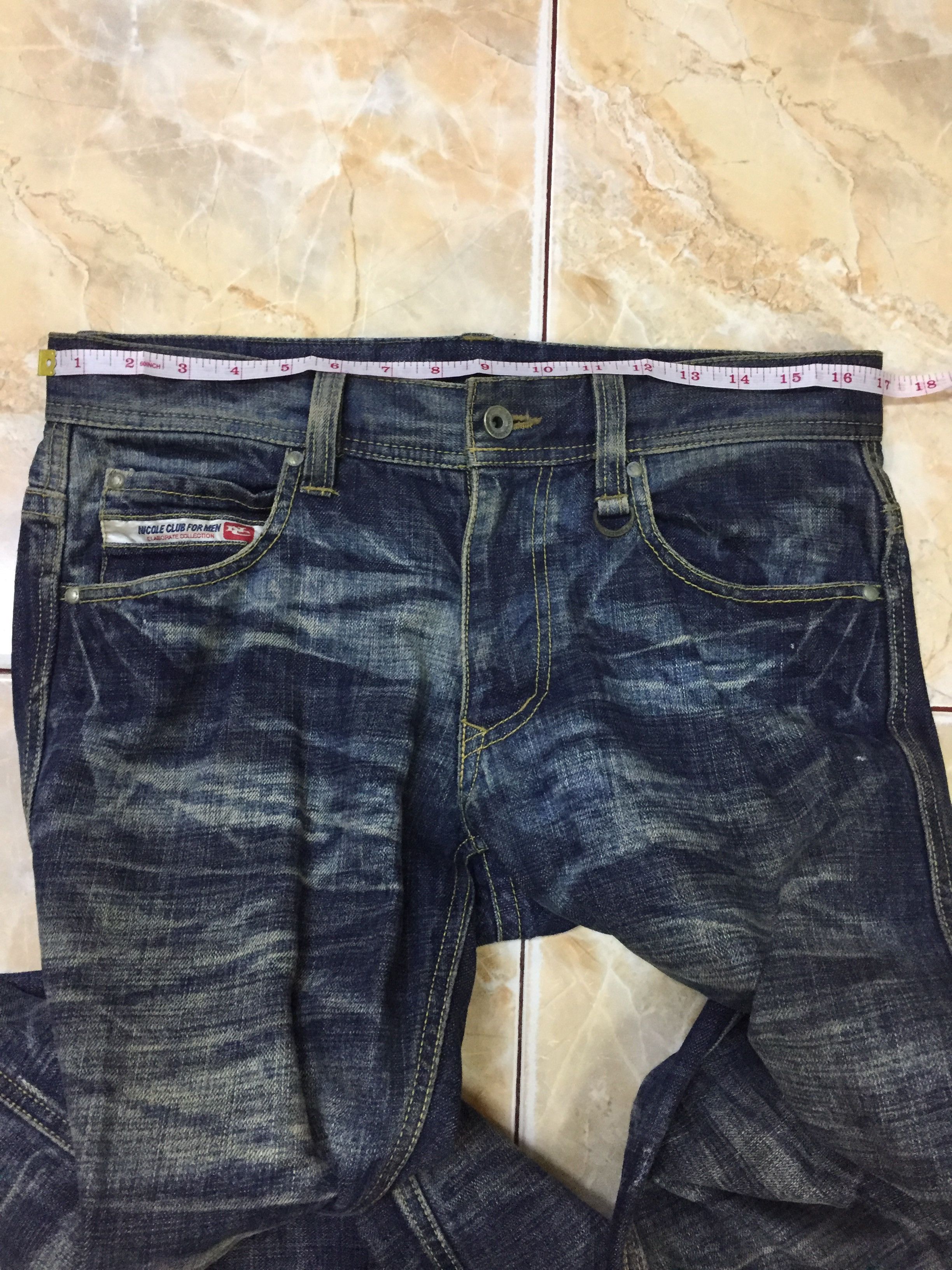 Nicole Club Vintage Nicole Club for Men Japanese Denim – Heavy Whisker Size US 34 / EU 50 - 9 Thumbnail