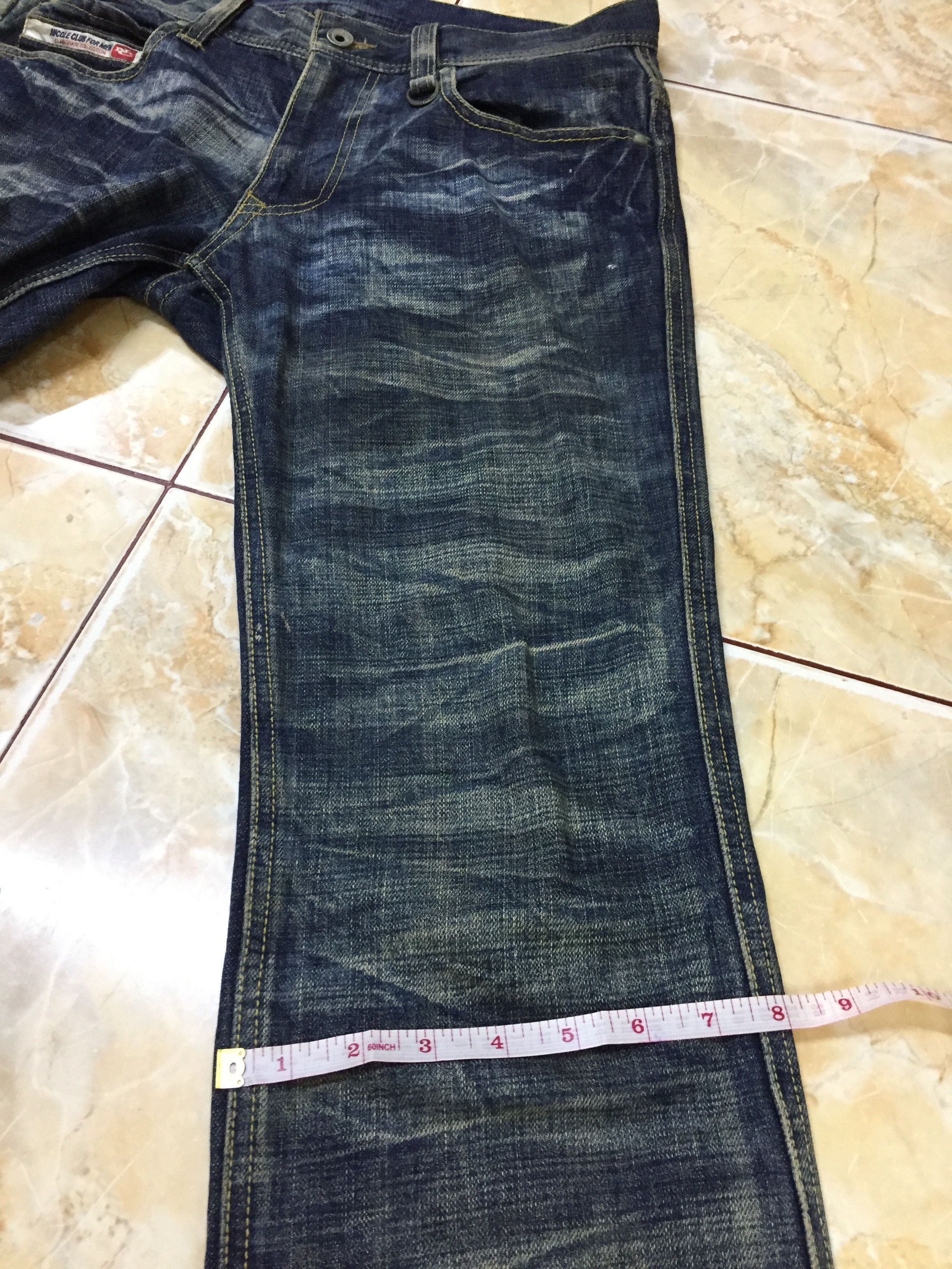 Nicole Club Vintage Nicole Club for Men Japanese Denim – Heavy Whisker Size US 34 / EU 50 - 12 Thumbnail