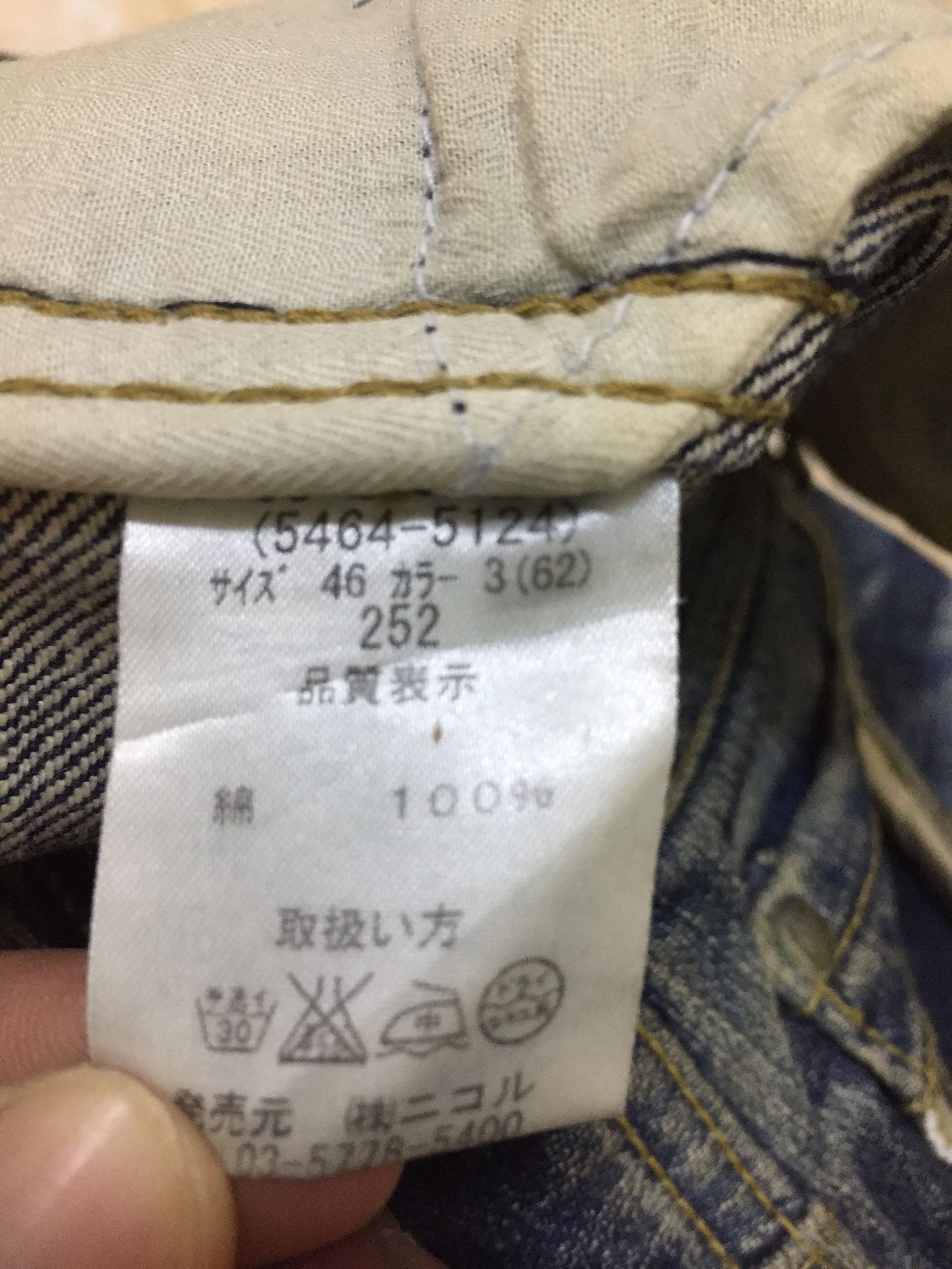 Nicole Club Vintage Nicole Club for Men Japanese Denim – Heavy Whisker Size US 34 / EU 50 - 5 Thumbnail