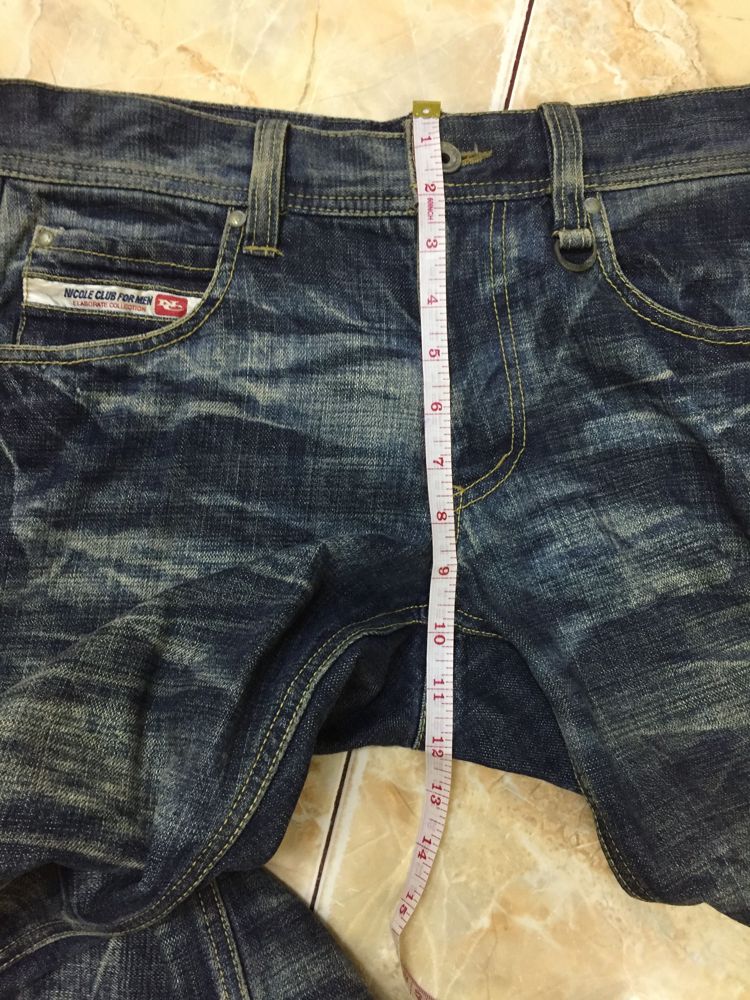 Nicole Club Vintage Nicole Club for Men Japanese Denim – Heavy Whisker Size US 34 / EU 50 - 10 Thumbnail