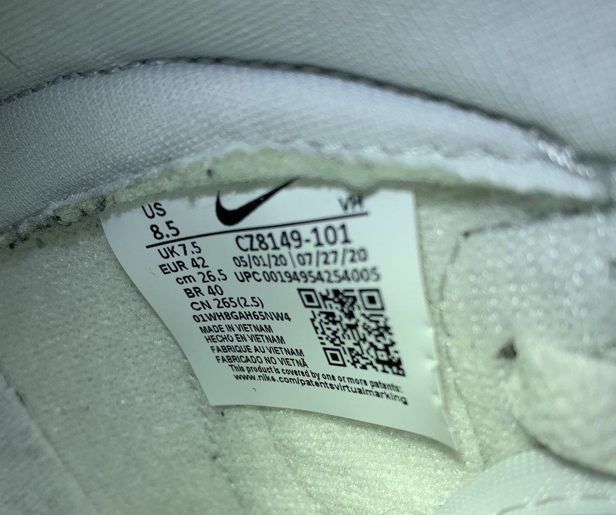 Nike Nike Dunk Hi SP Pure Platinum 8.5M Size US 8.5 / EU 41-42 - 6 Thumbnail