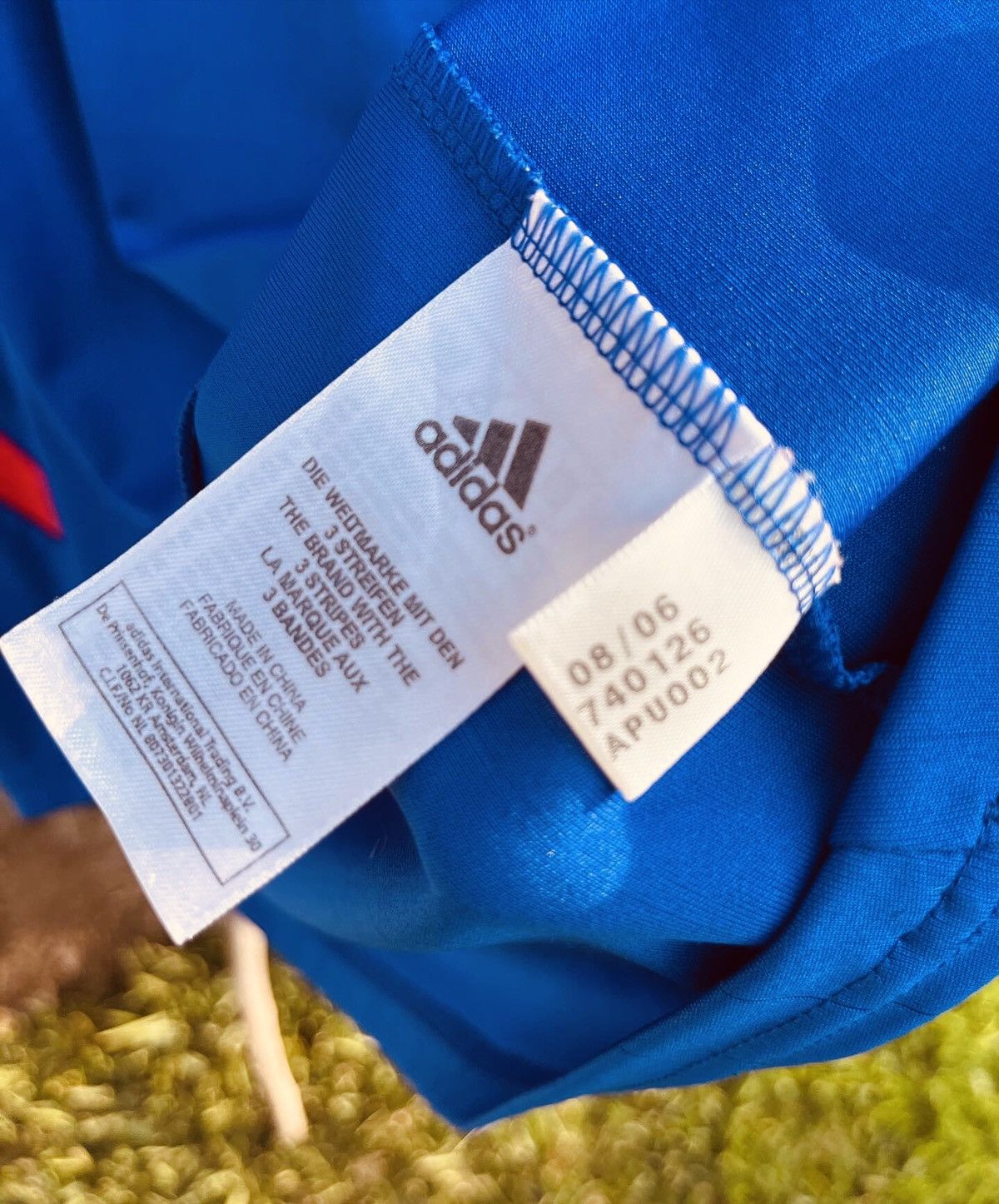 Adidas Mint World Cup 2006 Zidane France Home Size US M / EU 48-50 / 2 - 6 Thumbnail