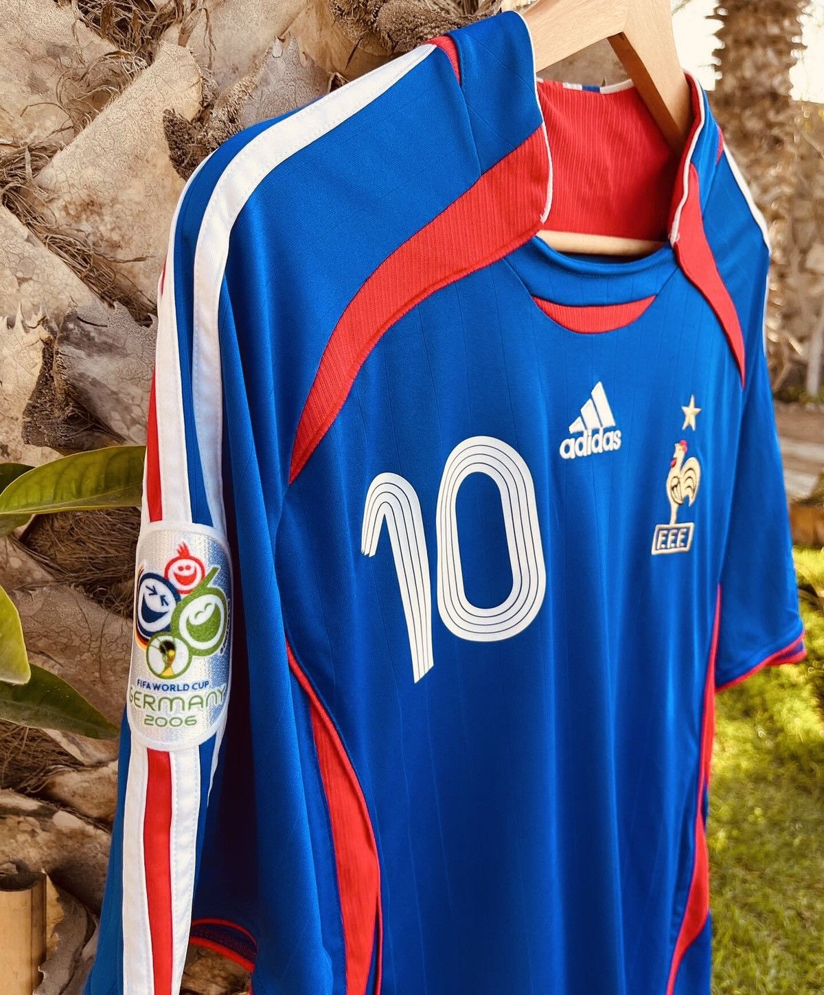 Adidas Mint World Cup 2006 Zidane France Home Size US M / EU 48-50 / 2 - 2 Thumbnail