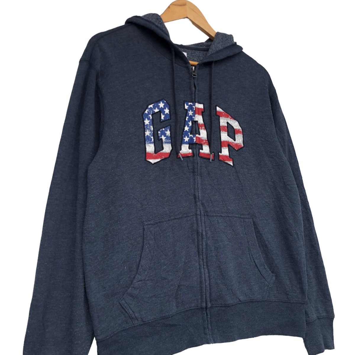 Gap Gap American Flag zipper Hooded Size US M / EU 48-50 / 2 - 2 Thumbnail