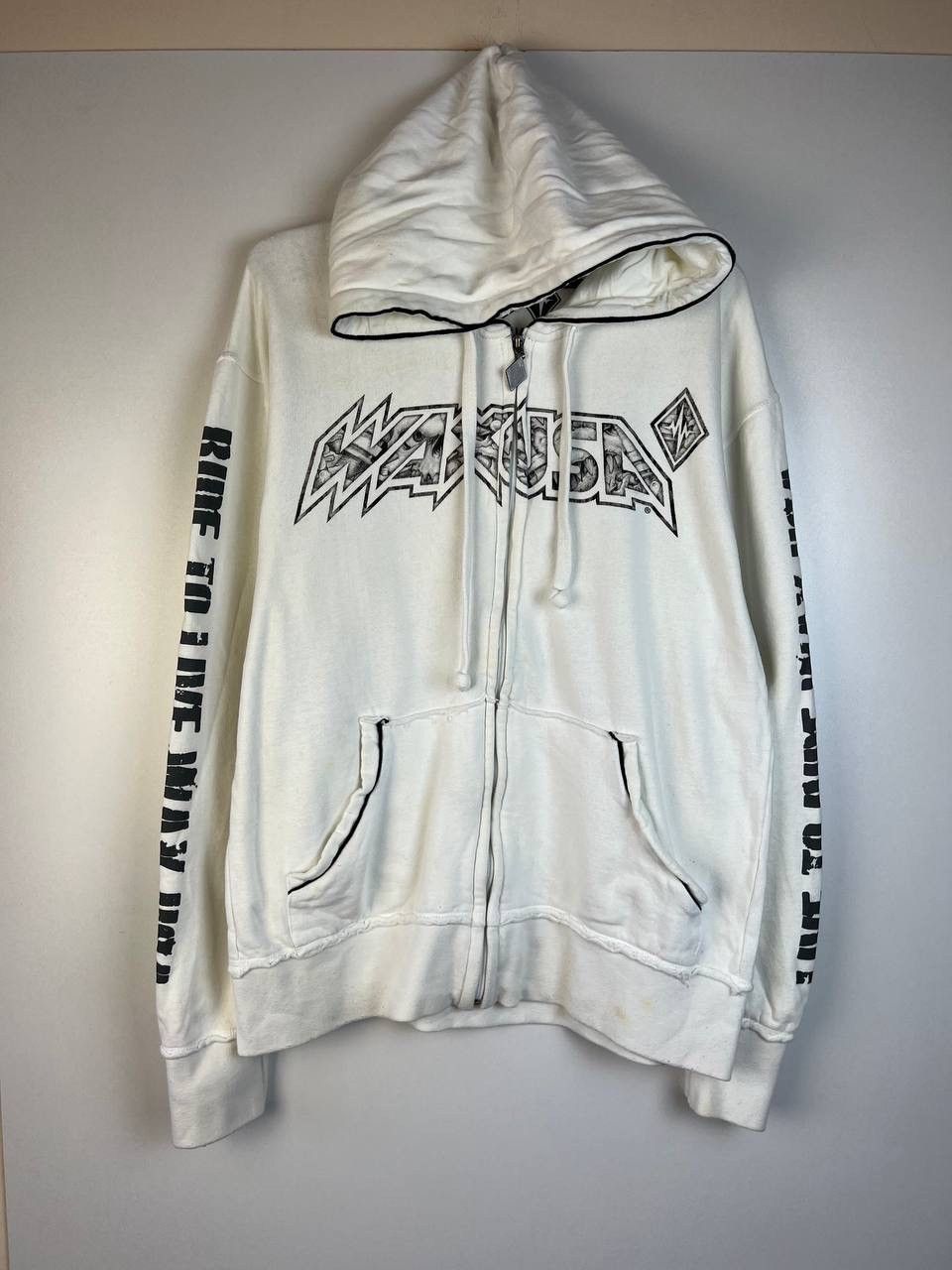 Vintage Skulls crazy vintage zip hoodie size M Size US M / EU 48-50 / 2 - 1 Thumbnail