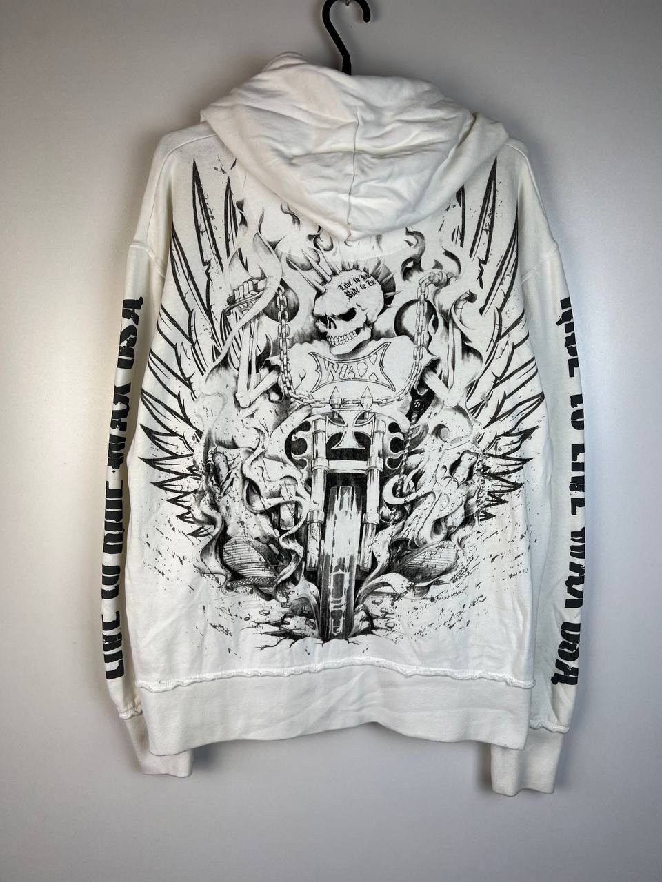 Vintage Skulls crazy vintage zip hoodie size M Size US M / EU 48-50 / 2 - 8 Thumbnail