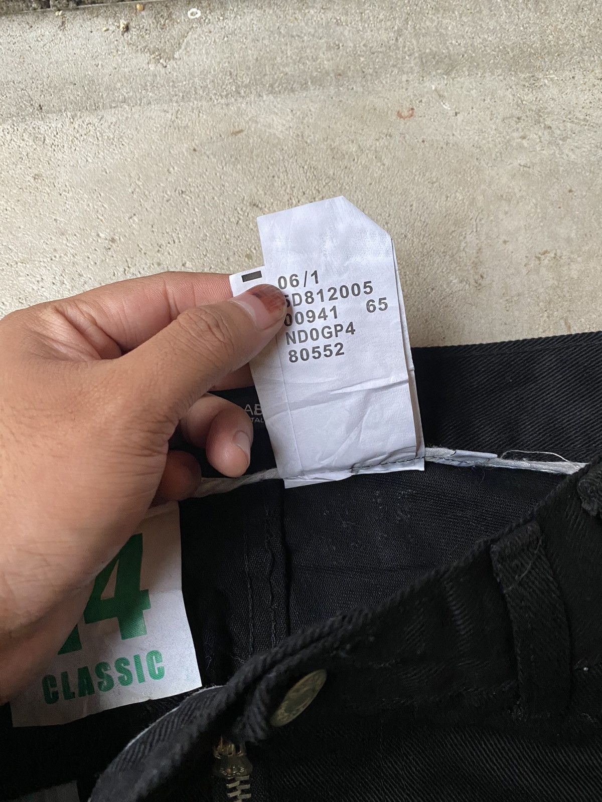 Dolce & Gabbana 💸BINDINGOFFER💸Dolce&Gabbana Black Denim Double Pocket Pants Size US 30 / EU 46 - 8 Thumbnail
