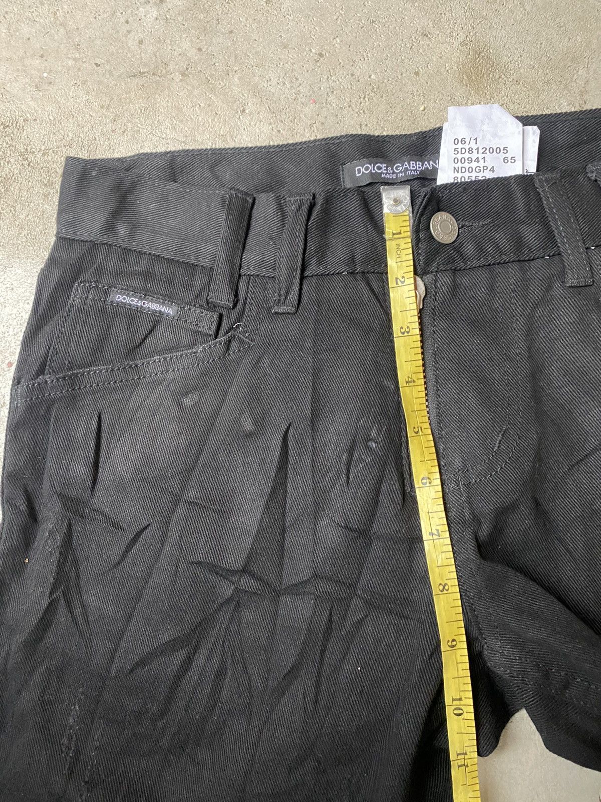 Dolce & Gabbana 💸BINDINGOFFER💸Dolce&Gabbana Black Denim Double Pocket Pants Size US 30 / EU 46 - 11 Thumbnail