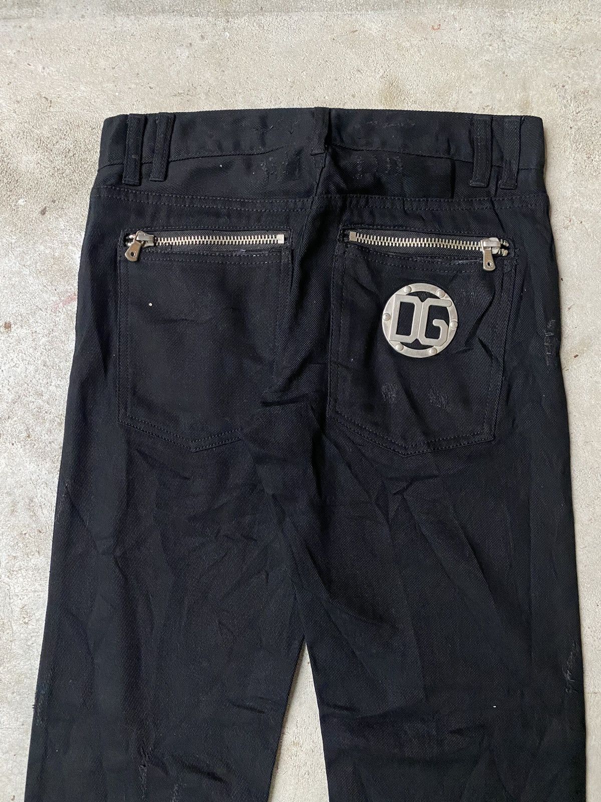 Dolce & Gabbana 💸BINDINGOFFER💸Dolce&Gabbana Black Denim Double Pocket Pants Size US 30 / EU 46 - 5 Thumbnail