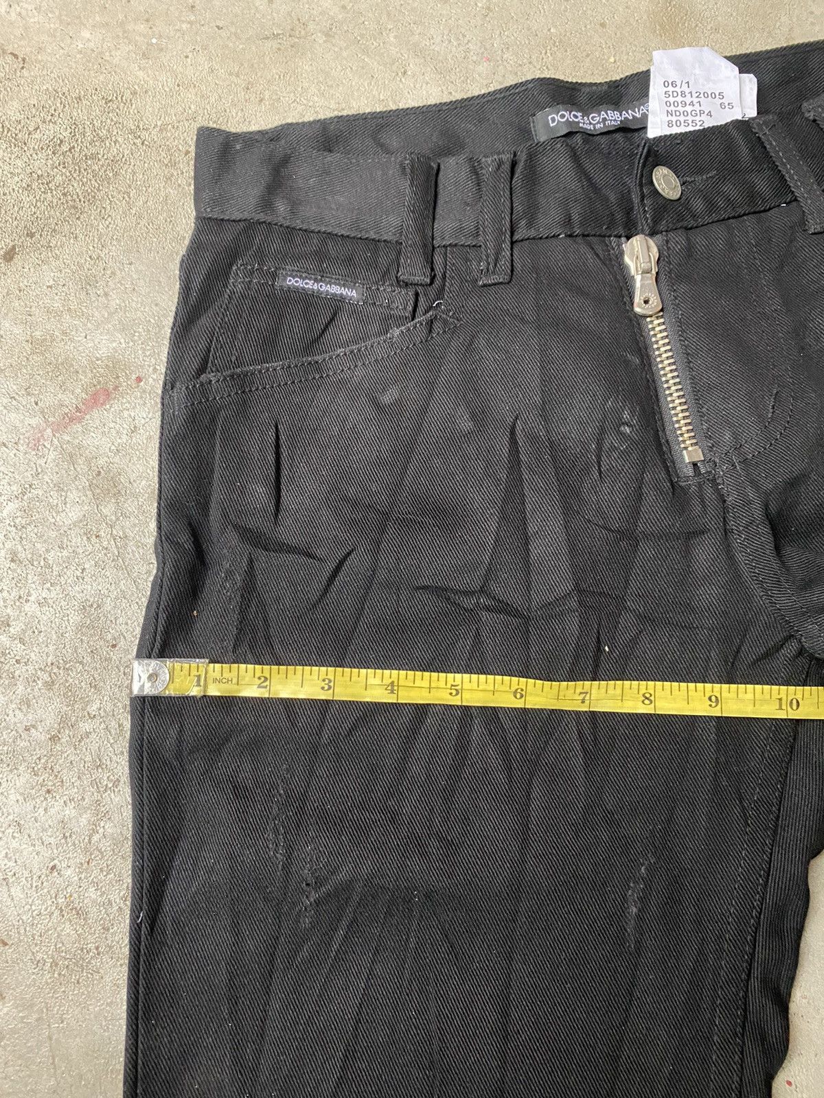 Dolce & Gabbana 💸BINDINGOFFER💸Dolce&Gabbana Black Denim Double Pocket Pants Size US 30 / EU 46 - 14 Thumbnail