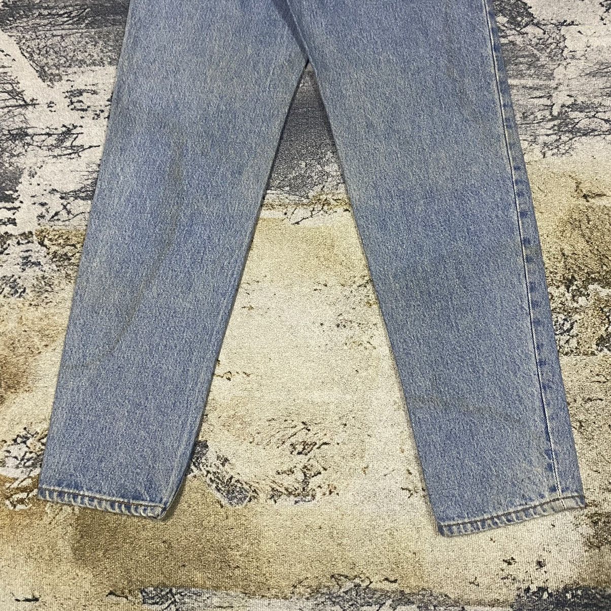 Jean × Levi's × Vintage Vintage Levis 501 90s Light Washed Denim Jeans Size US 26 / EU 42 - 11 Thumbnail