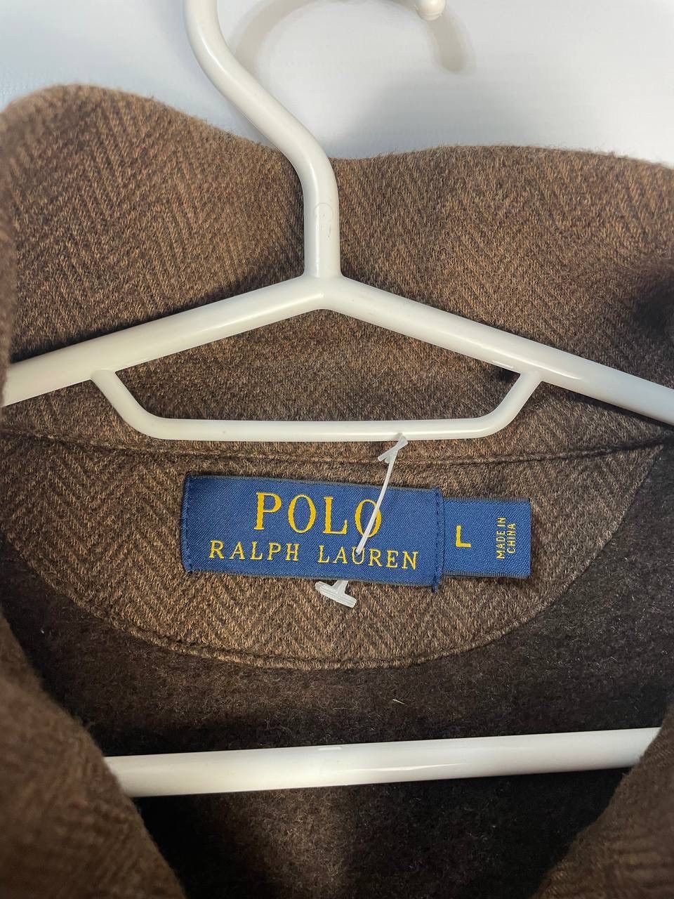 Polo Ralph Lauren × Ralph Lauren × Vintage Vintage Polo Ralph Lauren Brown 1/4 Half Zip Knitted Sweater Size US L / EU 52-54 / 3 - 3 Thumbnail