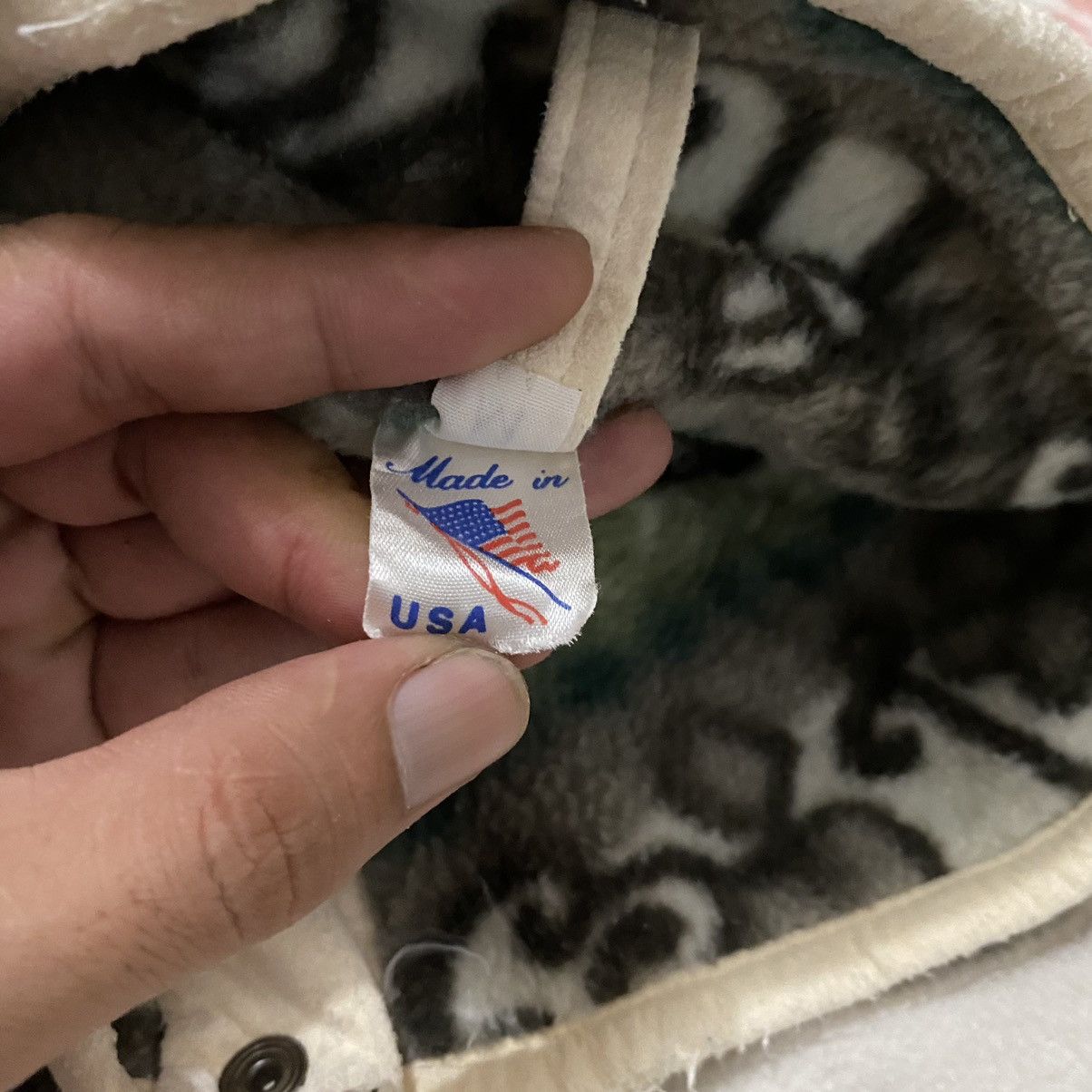 Polartec × Vintage OFFER🔥Vintage Myaming Woolens Navajo Half Button Fleece Size US L / EU 52-54 / 3 - 10 Thumbnail
