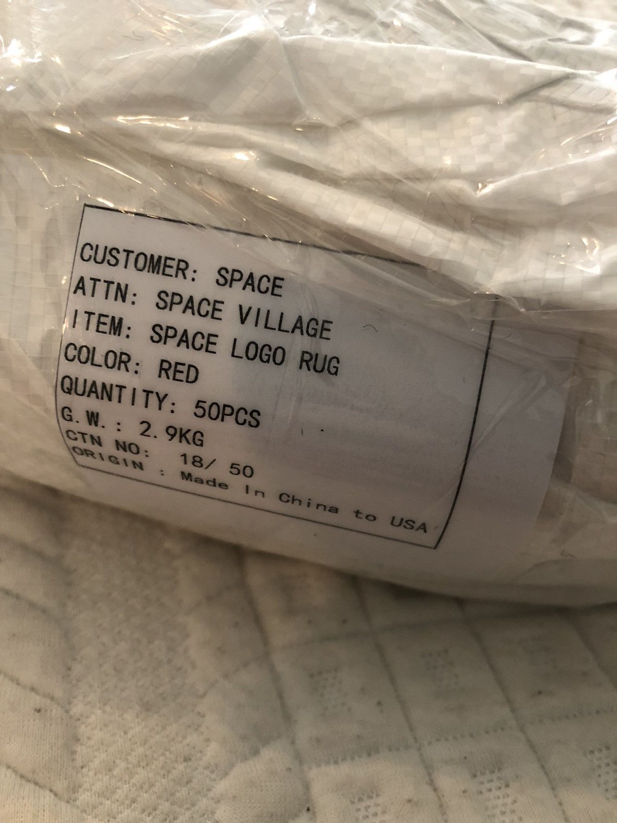 Travis Scott Space village rug 18/50 Size ONE SIZE - 3 Thumbnail