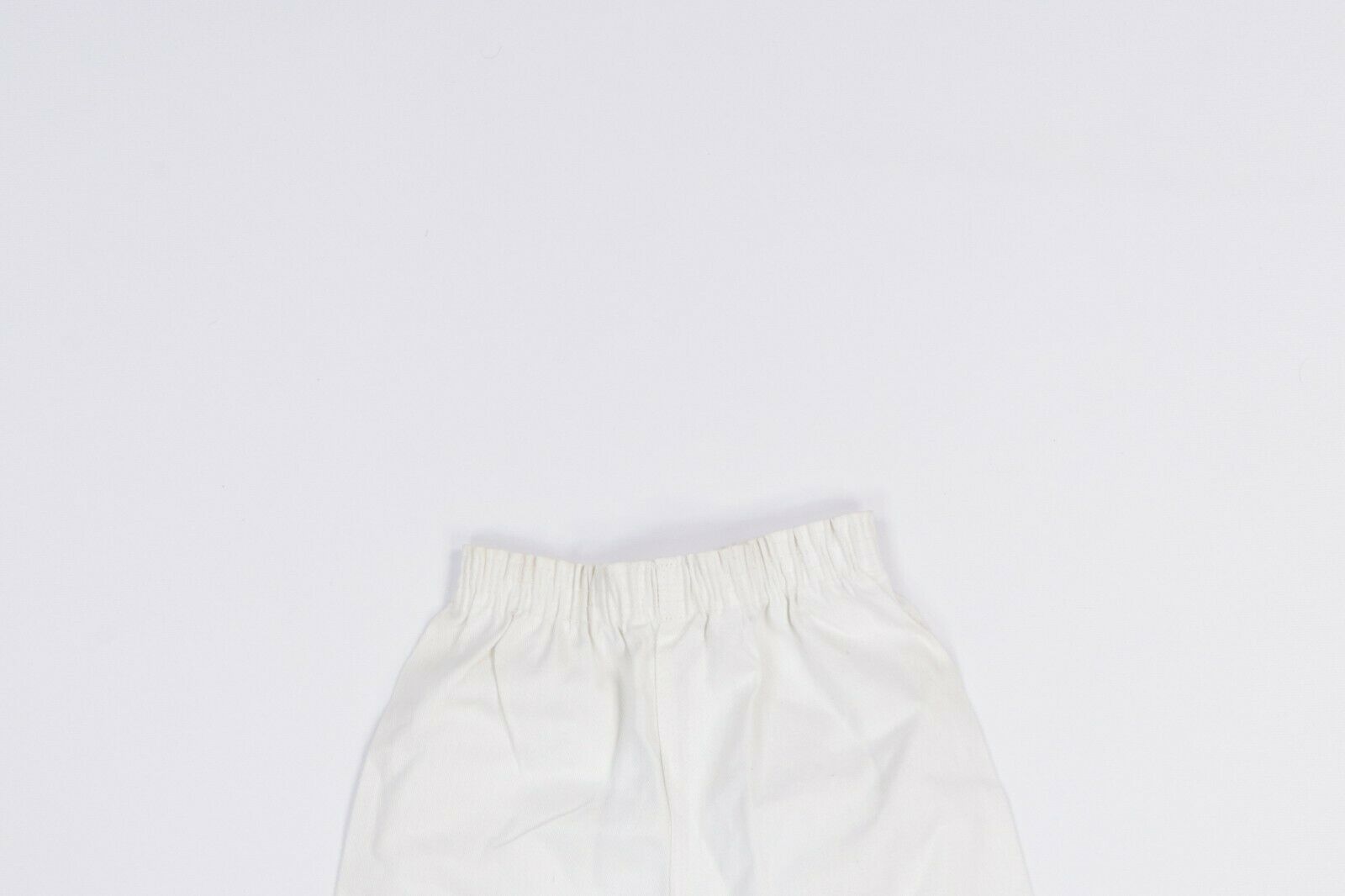 Vintage NOS Vintage 70s Sanforized Cotton Running Shorts White XXS Size US 26 / EU 42 - 3 Thumbnail