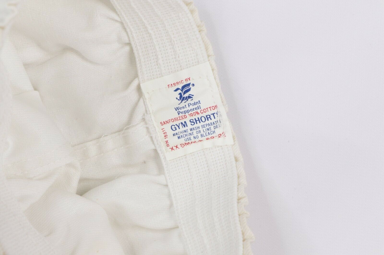 Vintage NOS Vintage 70s Sanforized Cotton Running Shorts White XXS Size US 26 / EU 42 - 7 Thumbnail