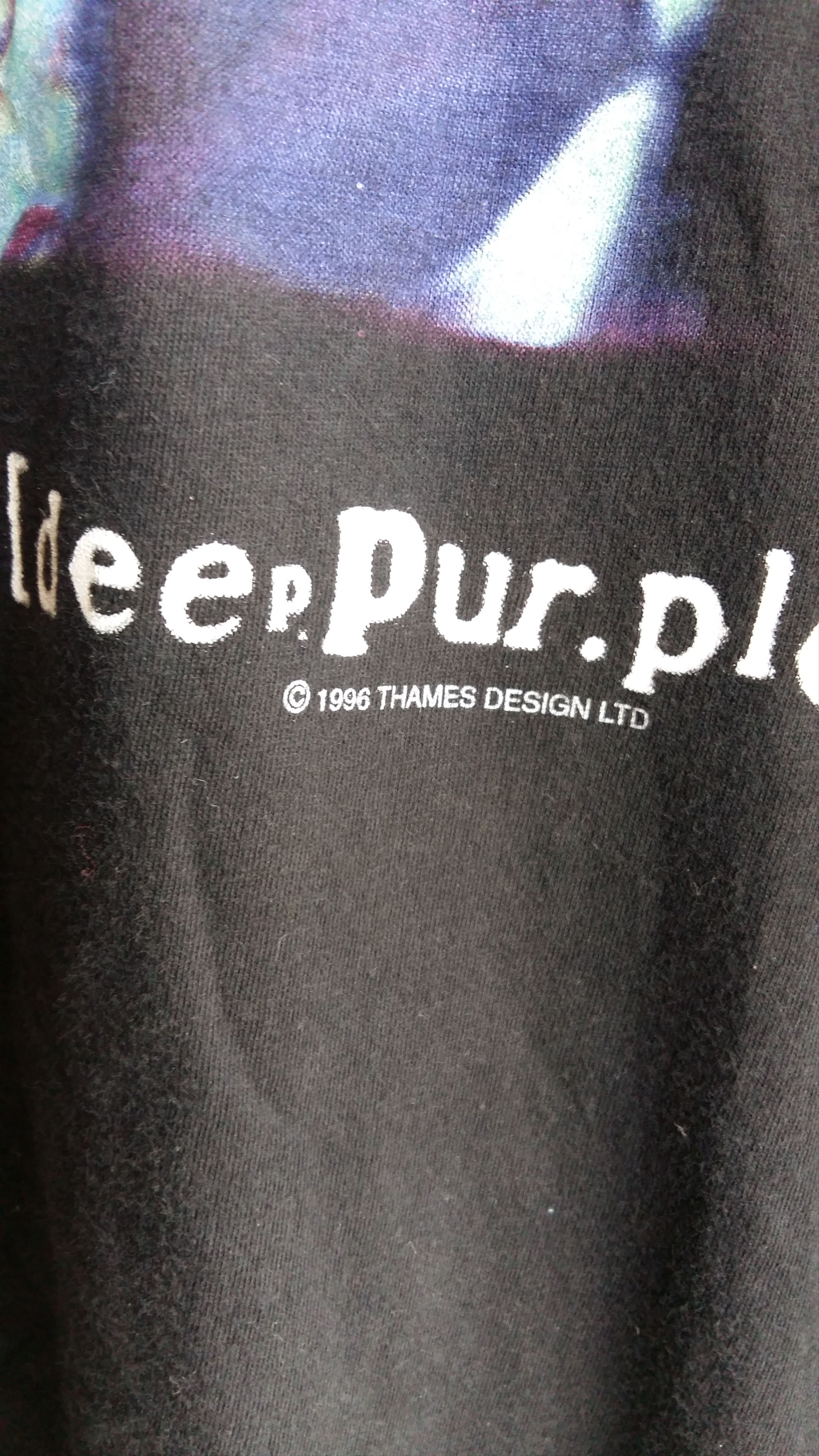 Band Tees × Vintage Rare!! Vintage 90s Deep Purple Purpendicular Album Tshirt Size US L / EU 52-54 / 3 - 4 Thumbnail