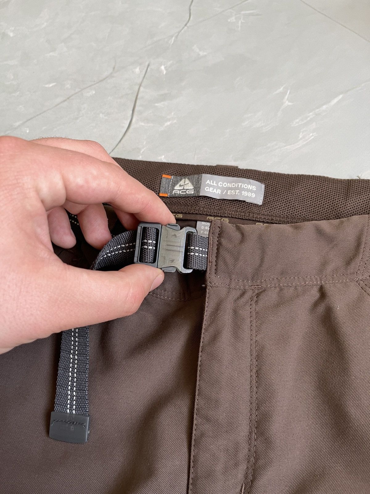 Nike ACG 🤎 Deadstock Vintage Nike ACG Long Shorts Size 32" / US 10 / IT 46 - 7 Thumbnail