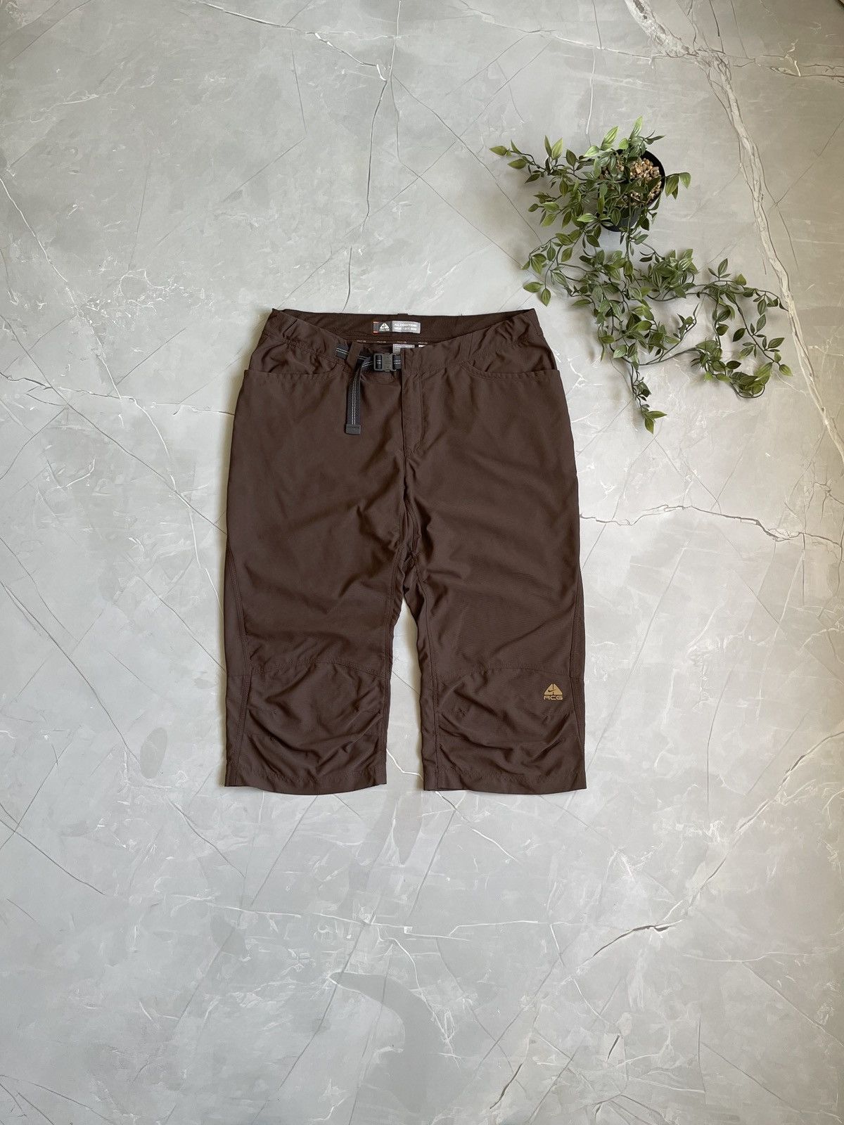 Nike ACG 🤎 Deadstock Vintage Nike ACG Long Shorts Size 32" / US 10 / IT 46 - 2 Thumbnail