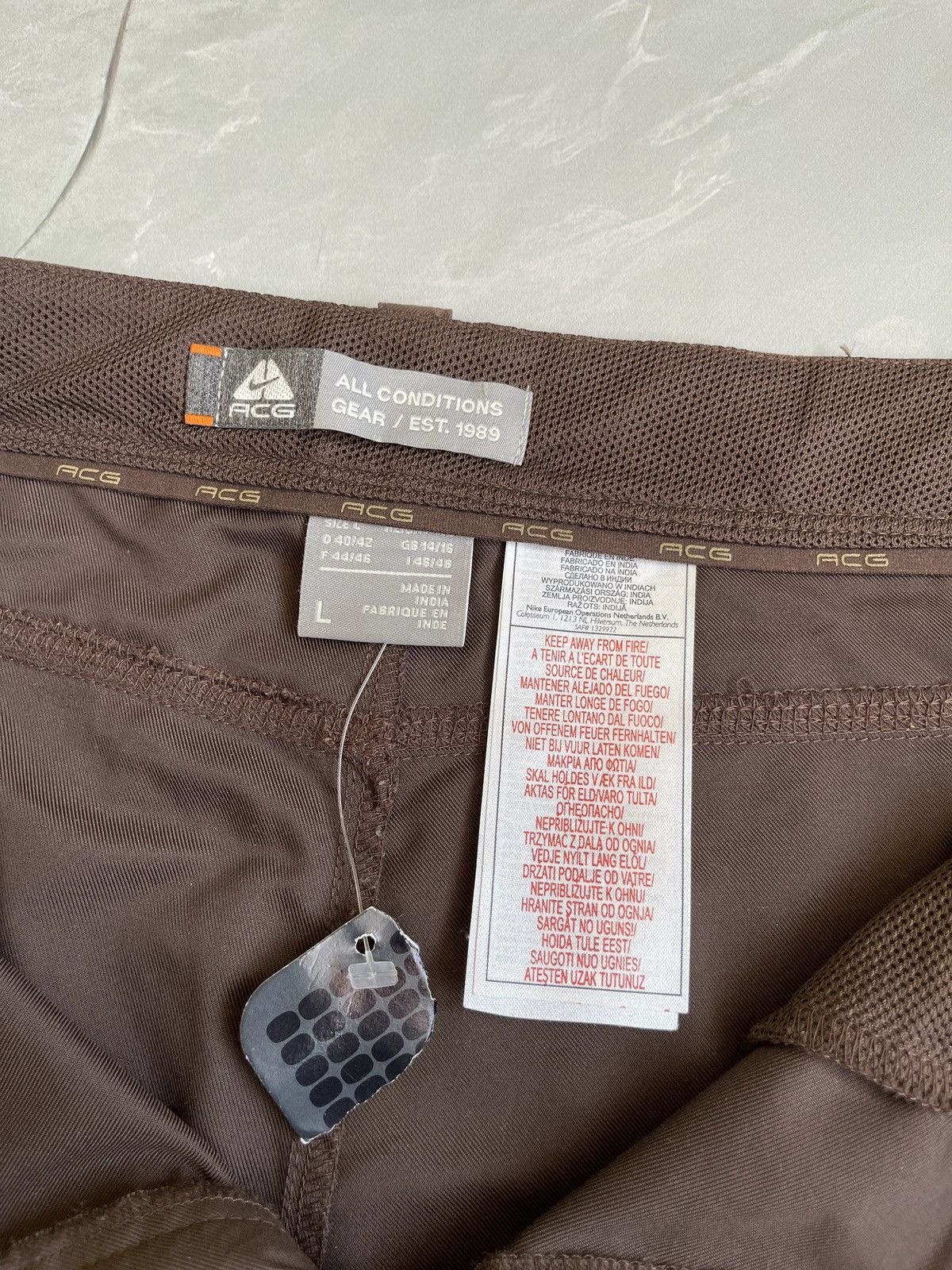 Nike ACG 🤎 Deadstock Vintage Nike ACG Long Shorts Size 32" / US 10 / IT 46 - 11 Thumbnail