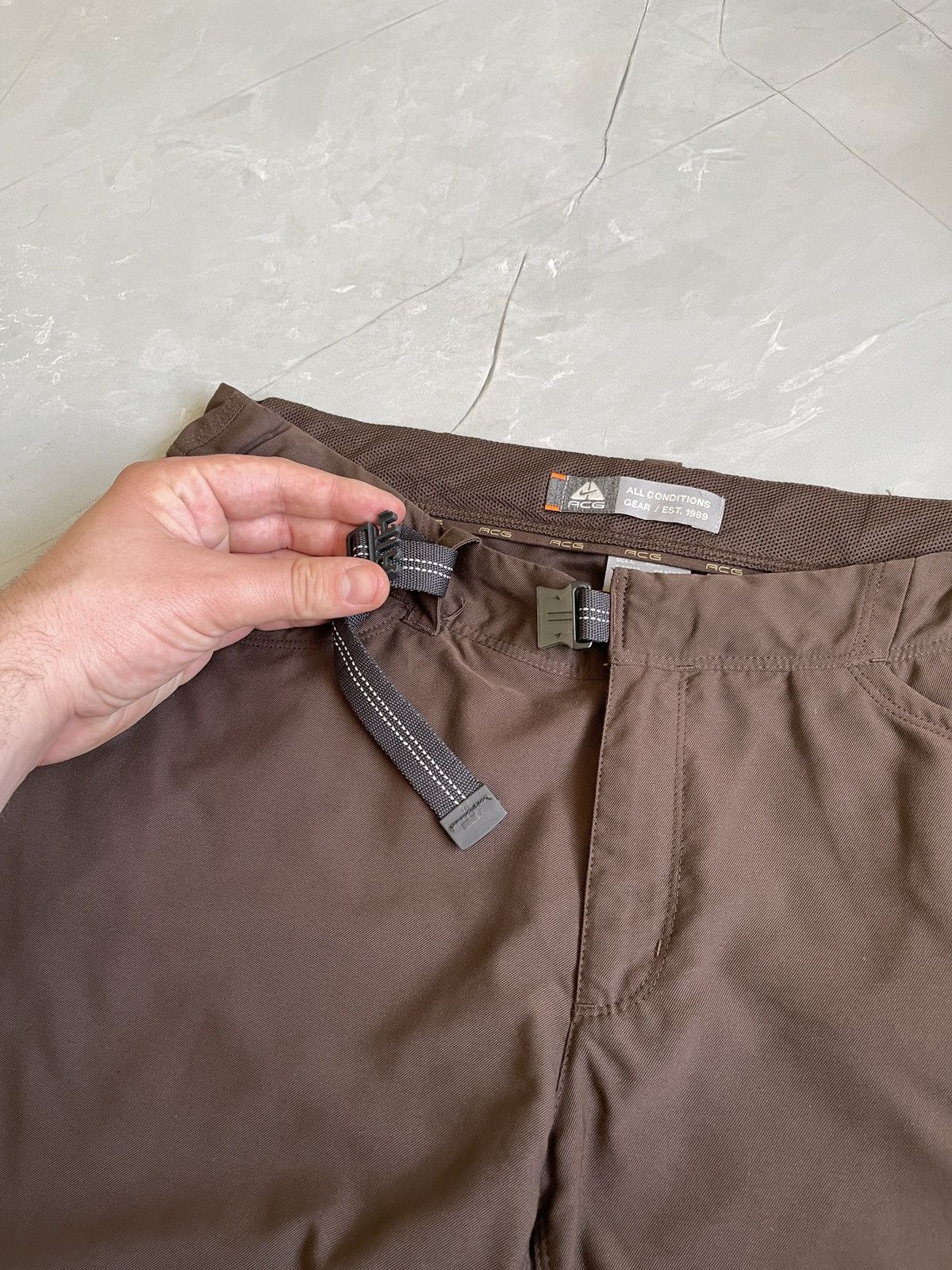 Nike ACG 🤎 Deadstock Vintage Nike ACG Long Shorts Size 32" / US 10 / IT 46 - 8 Thumbnail