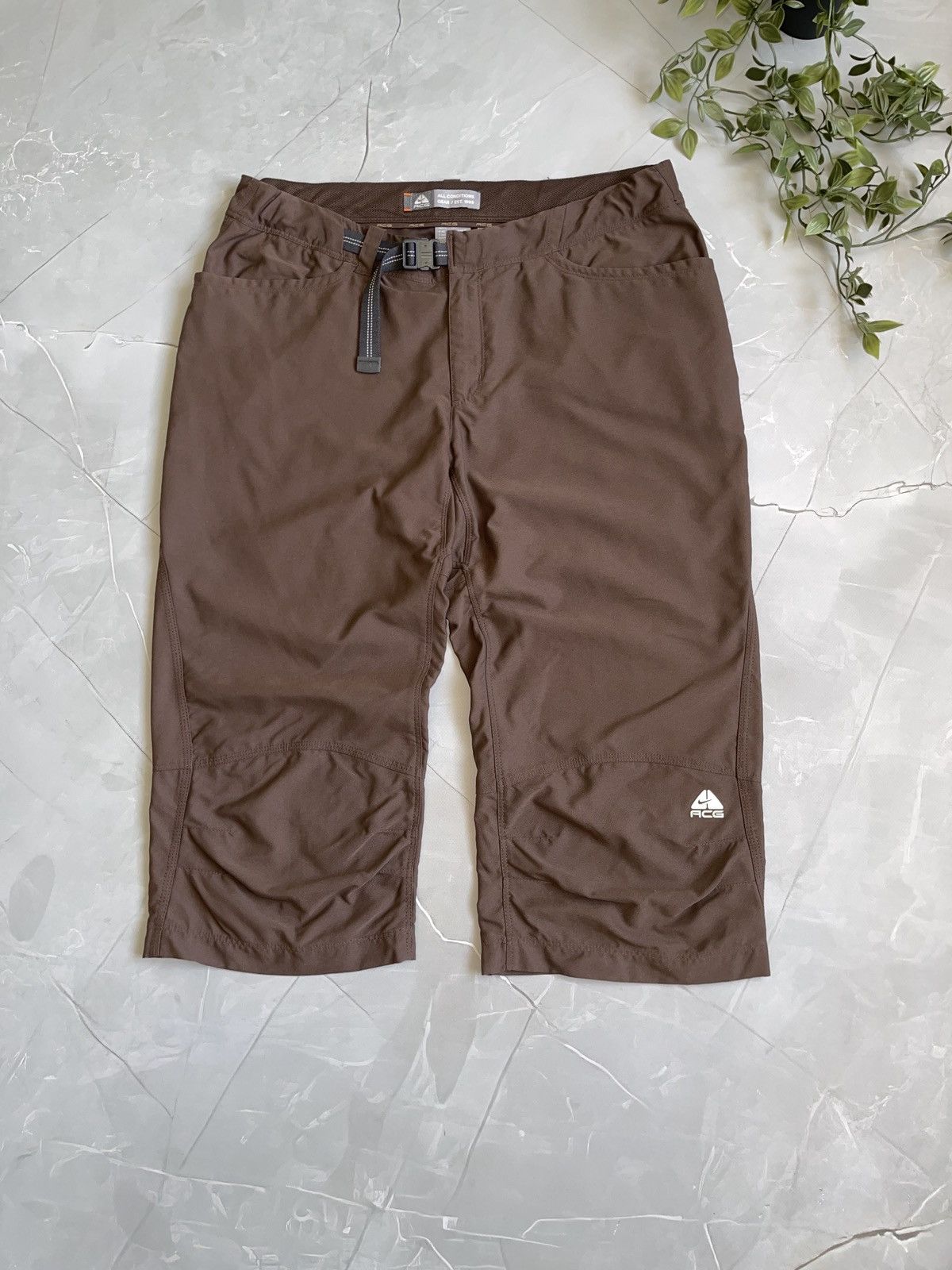 Nike ACG 🤎 Deadstock Vintage Nike ACG Long Shorts Size 32" / US 10 / IT 46 - 3 Thumbnail