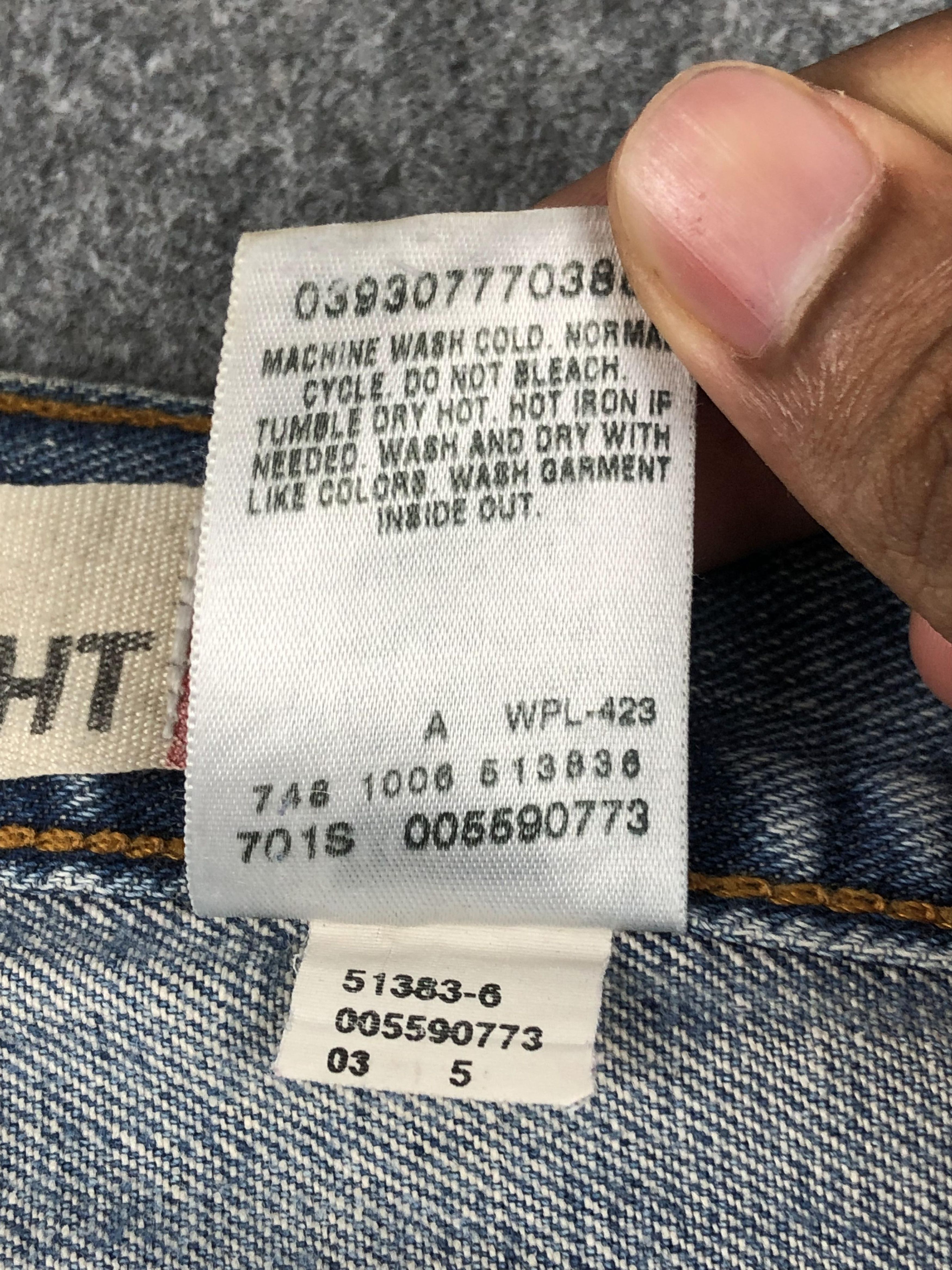 Levi's Vintage Levis 559 Faded Blue Jeans DP2281 Size US 32 / EU 48 - 7 Thumbnail