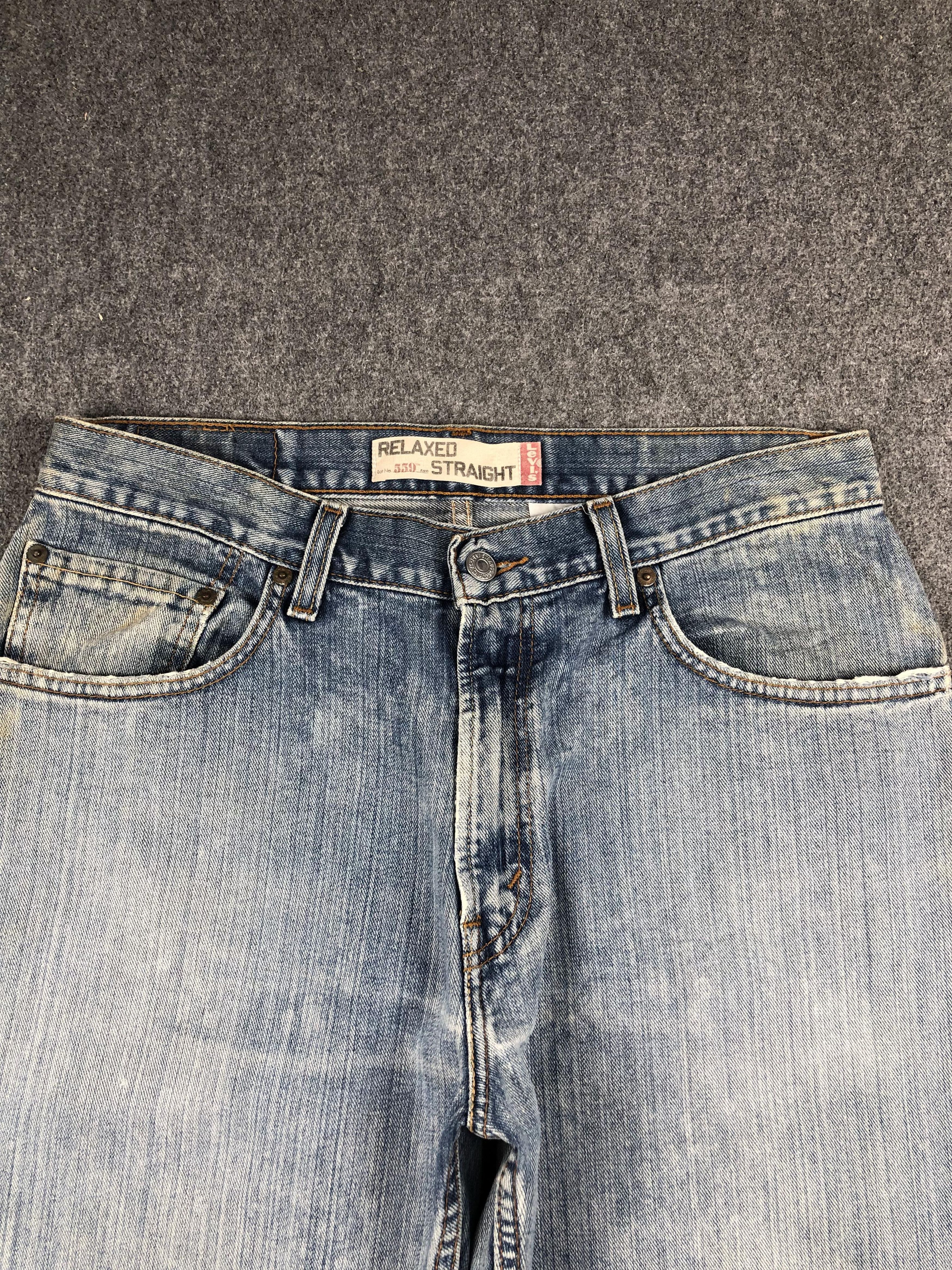 Levi's Vintage Levis 559 Faded Blue Jeans DP2281 Size US 32 / EU 48 - 2 Thumbnail