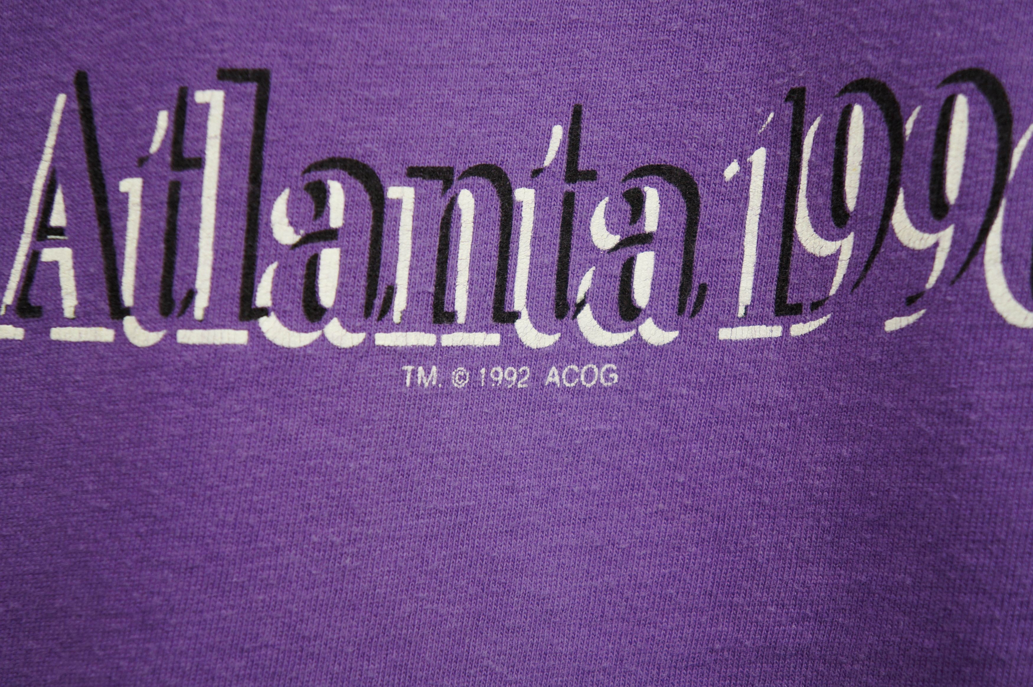 Vintage Vintage 1996 Olympic Games T-Shirt Purple New Atlanta 90s Size US L / EU 52-54 / 3 - 2 Preview