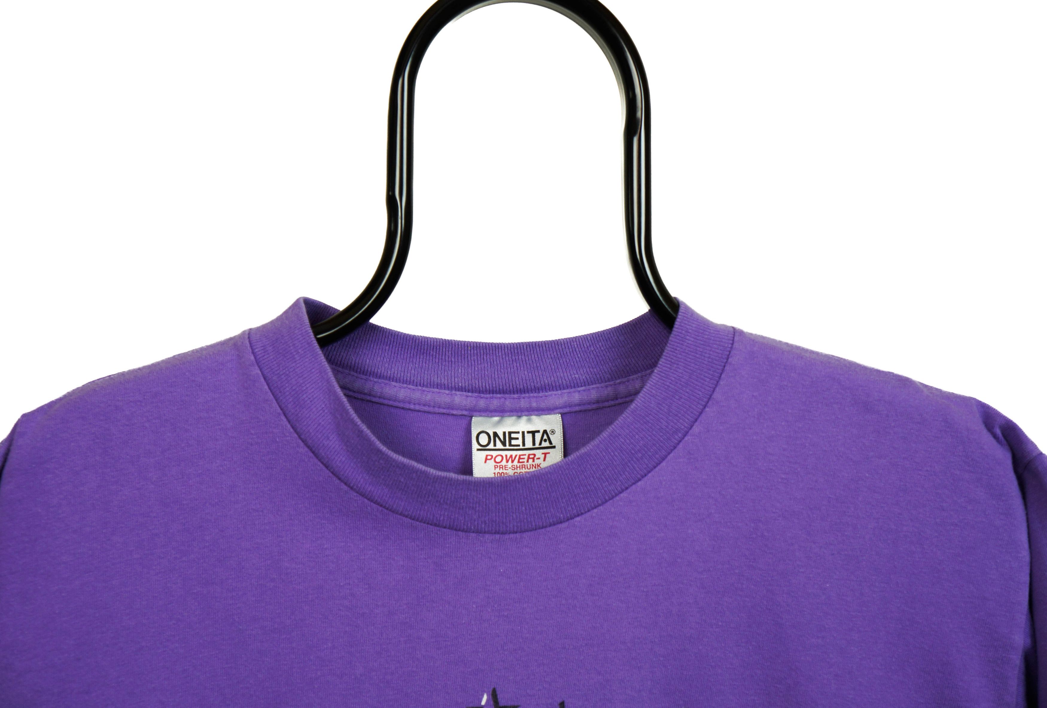 Vintage Vintage 1996 Olympic Games T-Shirt Purple New Atlanta 90s Size US L / EU 52-54 / 3 - 3 Thumbnail