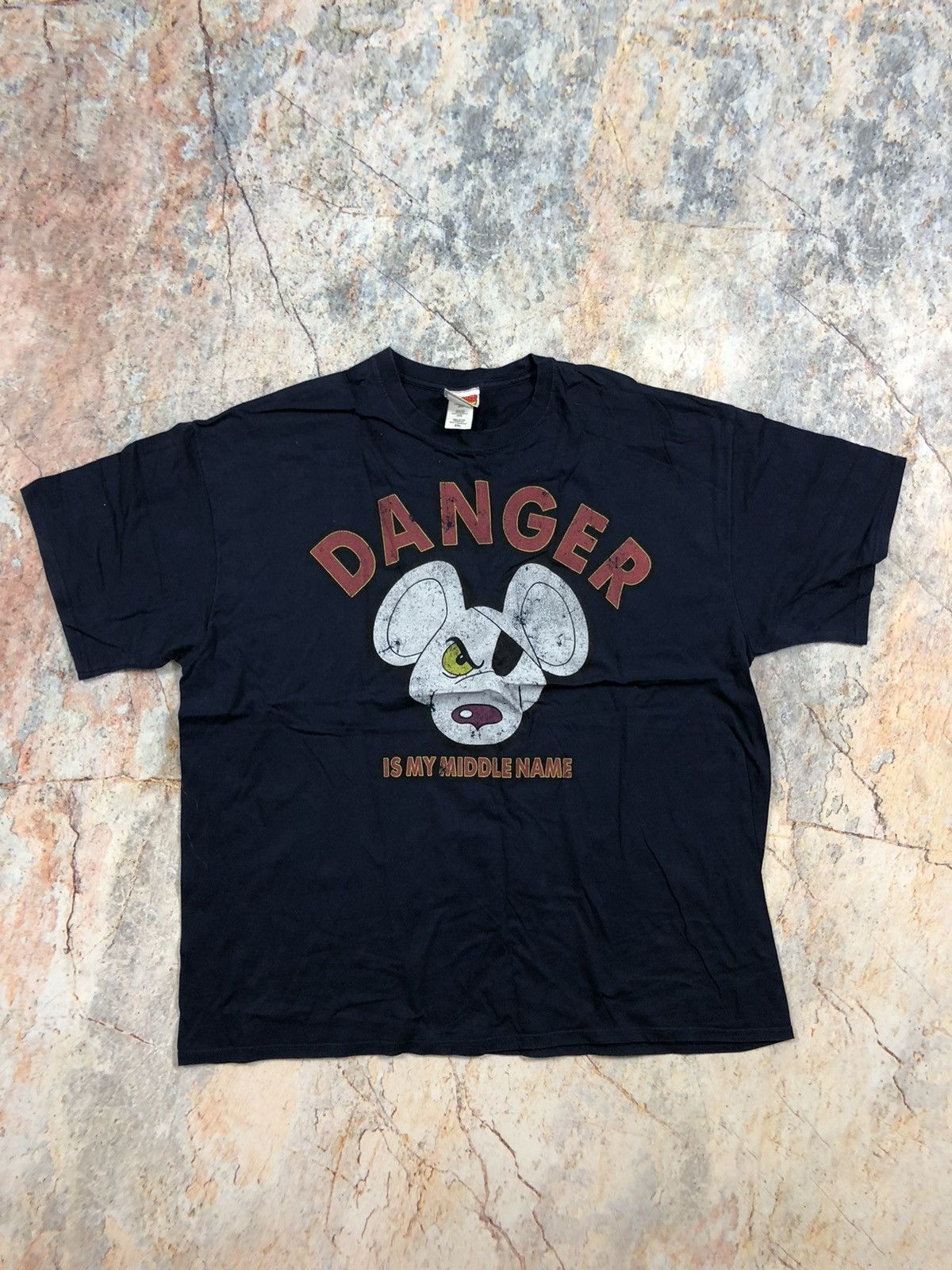 Vintage Danger Mouse Danger Is My Middle Name Vintage Shirt Size US XL / EU 56 / 4 - 1 Thumbnail