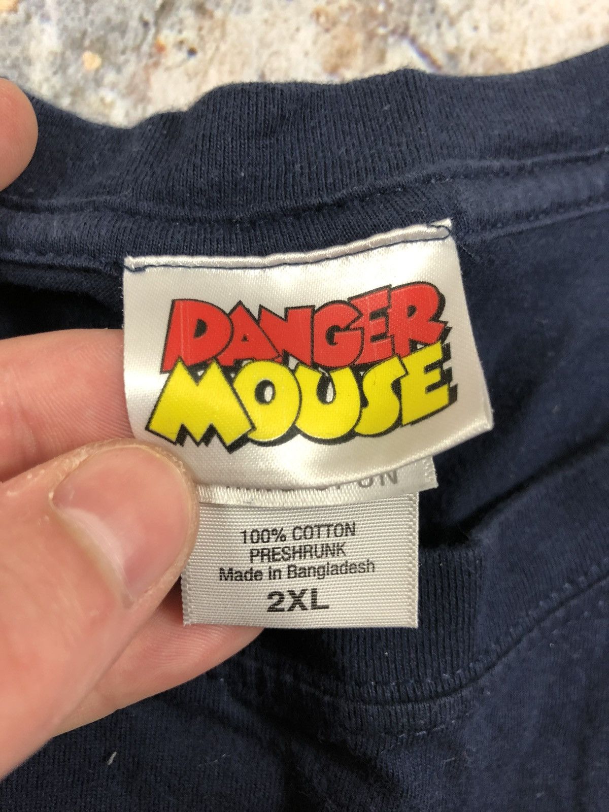 Vintage Danger Mouse Danger Is My Middle Name Vintage Shirt Size US XL / EU 56 / 4 - 4 Thumbnail