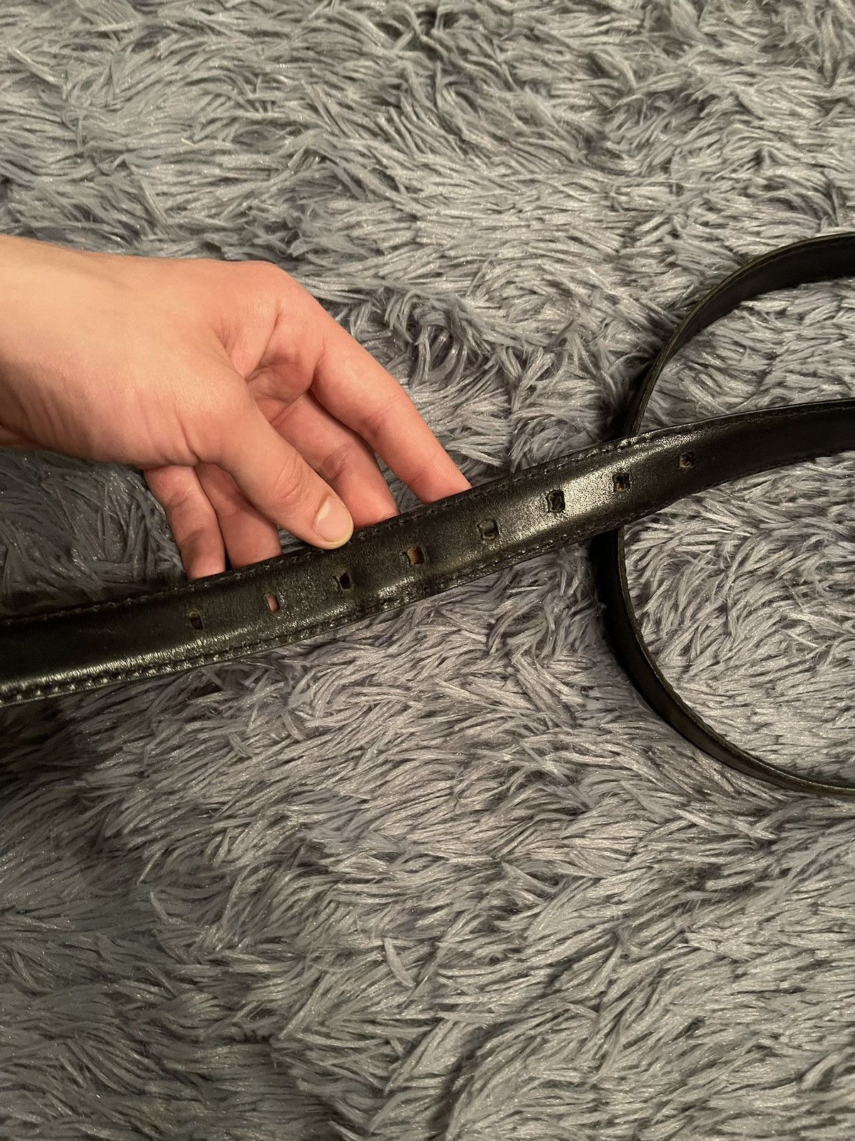 Cowboy Equipment × Vintage L’aiglon France 00s vintage leather belt 109cm Size 34 - 4 Thumbnail