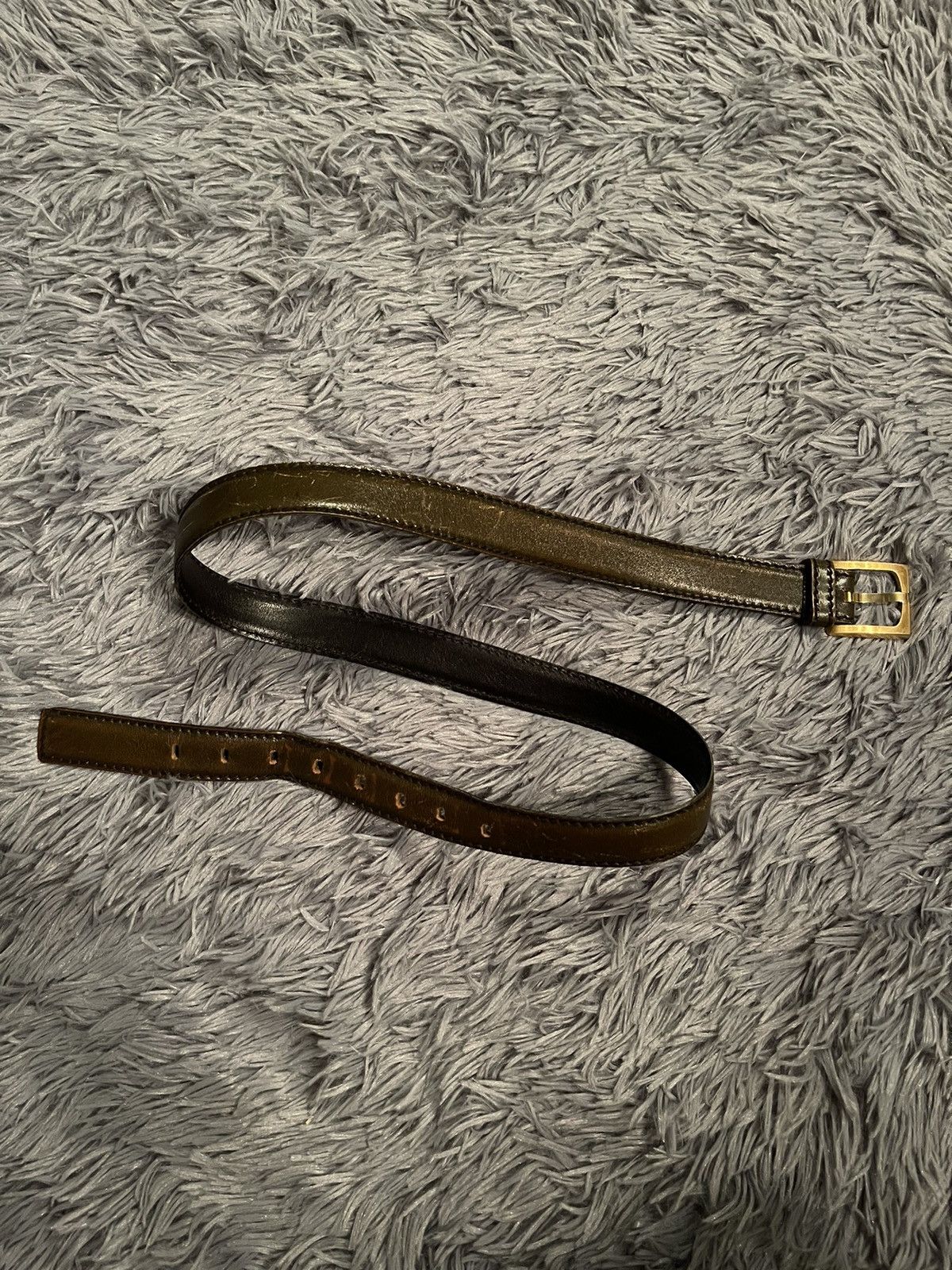 Cowboy Equipment × Vintage L’aiglon France 00s vintage leather belt 109cm Size 34 - 1 Thumbnail