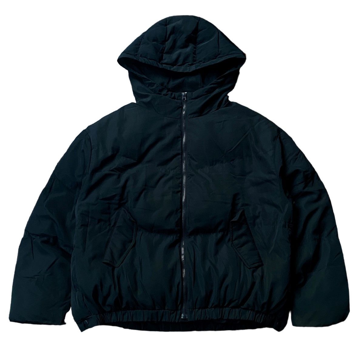 GU × Japanese Brand × Jun Takahashi Vintage GU Puffer Hoodie Zip Up Jacket Size US XL / EU 56 / 4 - 1 Thumbnail