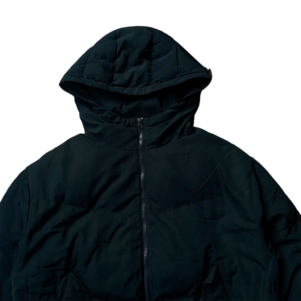 GU × Japanese Brand × Jun Takahashi Vintage GU Puffer Hoodie Zip Up Jacket Size US XL / EU 56 / 4 - 2 Thumbnail