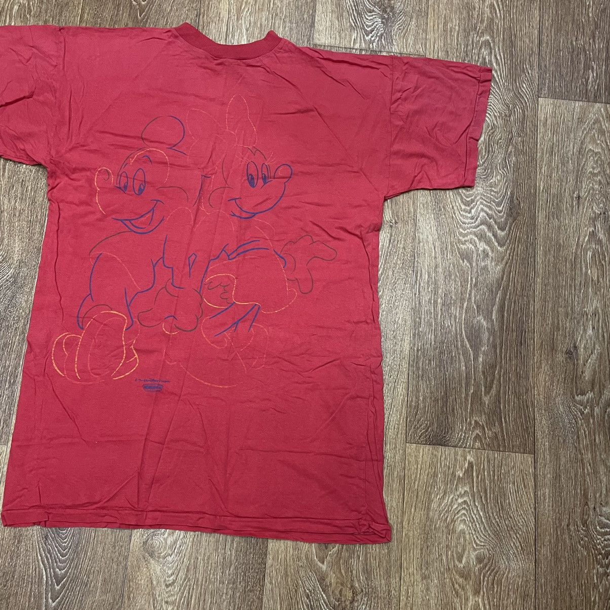 Vintage Vintage 80s Disney Mickey Mouse Faded Graphic Tee Goth XXL Size US XXL / EU 58 / 5 - 3 Thumbnail