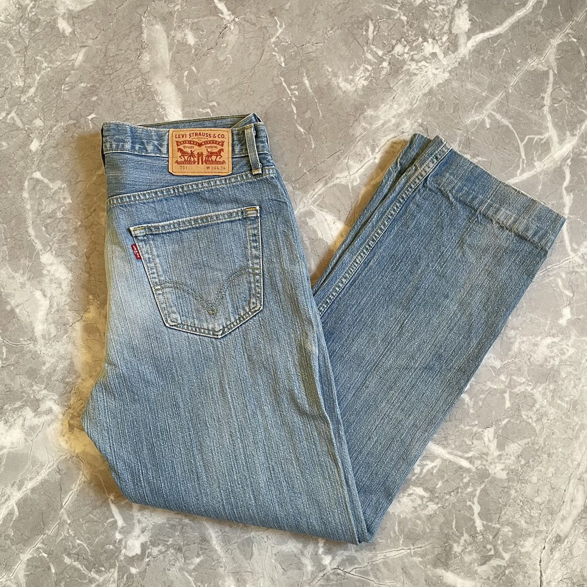 Levi's × Vintage Vintage Levi’s 751 Jeans Pants W36xL34 Streetwear 90s Y2k Size US 36 / EU 52 - 1 Thumbnail