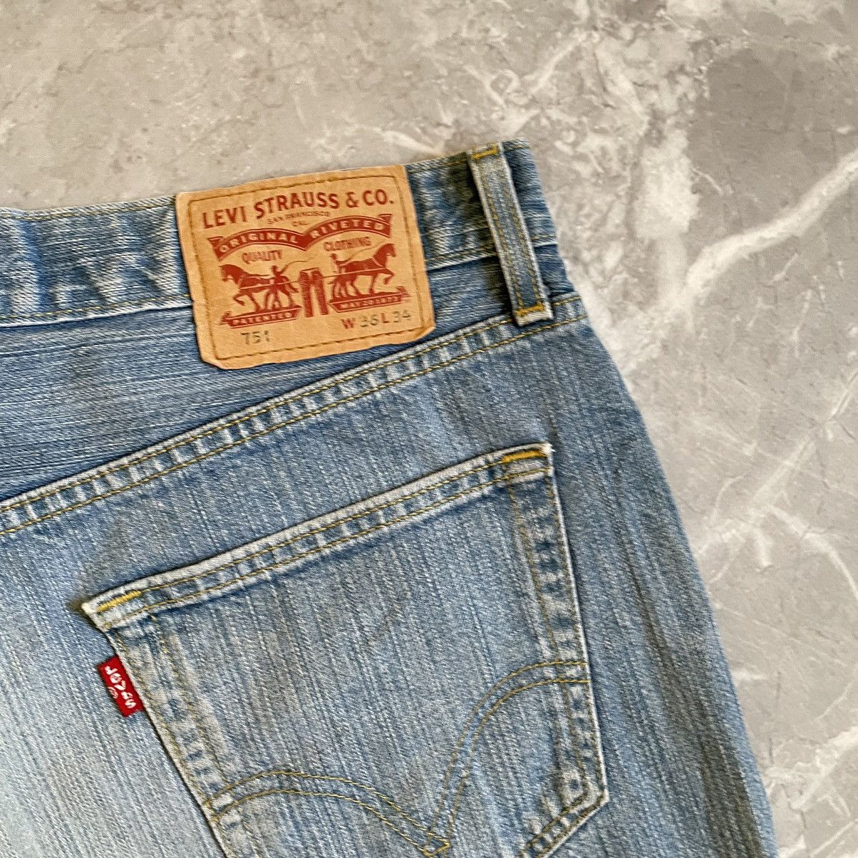 Levi's × Vintage Vintage Levi’s 751 Jeans Pants W36xL34 Streetwear 90s Y2k Size US 36 / EU 52 - 8 Thumbnail