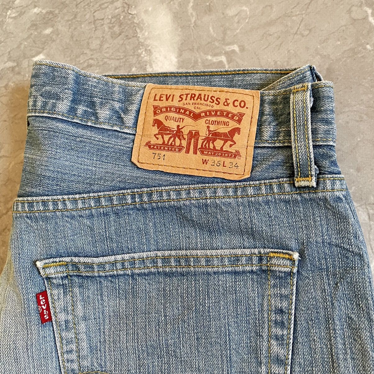 Levi's × Vintage Vintage Levi’s 751 Jeans Pants W36xL34 Streetwear 90s Y2k Size US 36 / EU 52 - 4 Thumbnail