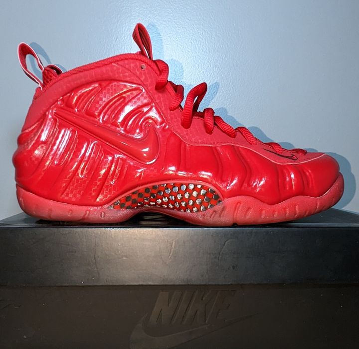 Nike Size 8 - Nike Air Foamposite Pro Red October Gym Red | Grailed
