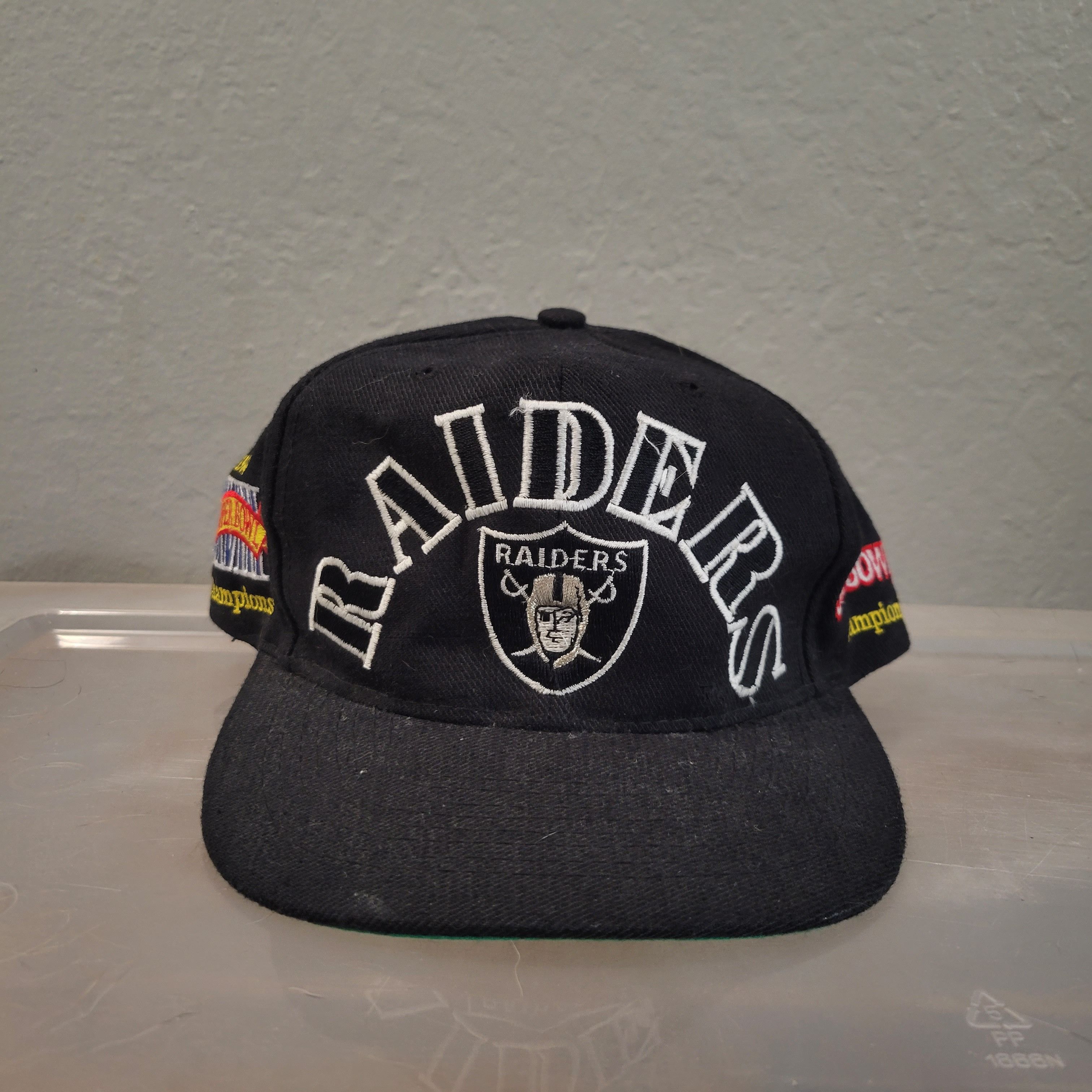 帽子 80s RAIDERS mesh cap y2k archive Vintage 80s Los Angeles Raiders Sports Specialties Mesh