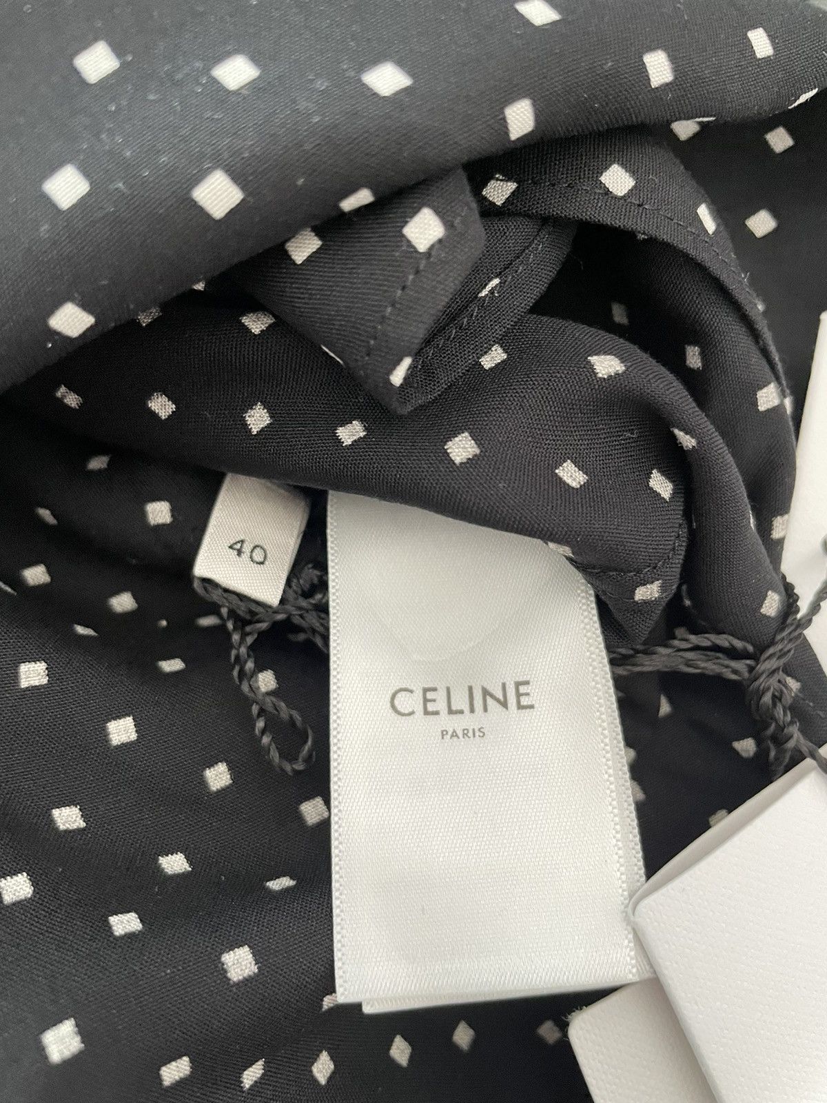 Celine × Hedi Slimane Celine by Hedi Slimane Viscose Shirt Super Runway New Size US L / EU 52-54 / 3 - 6 Thumbnail