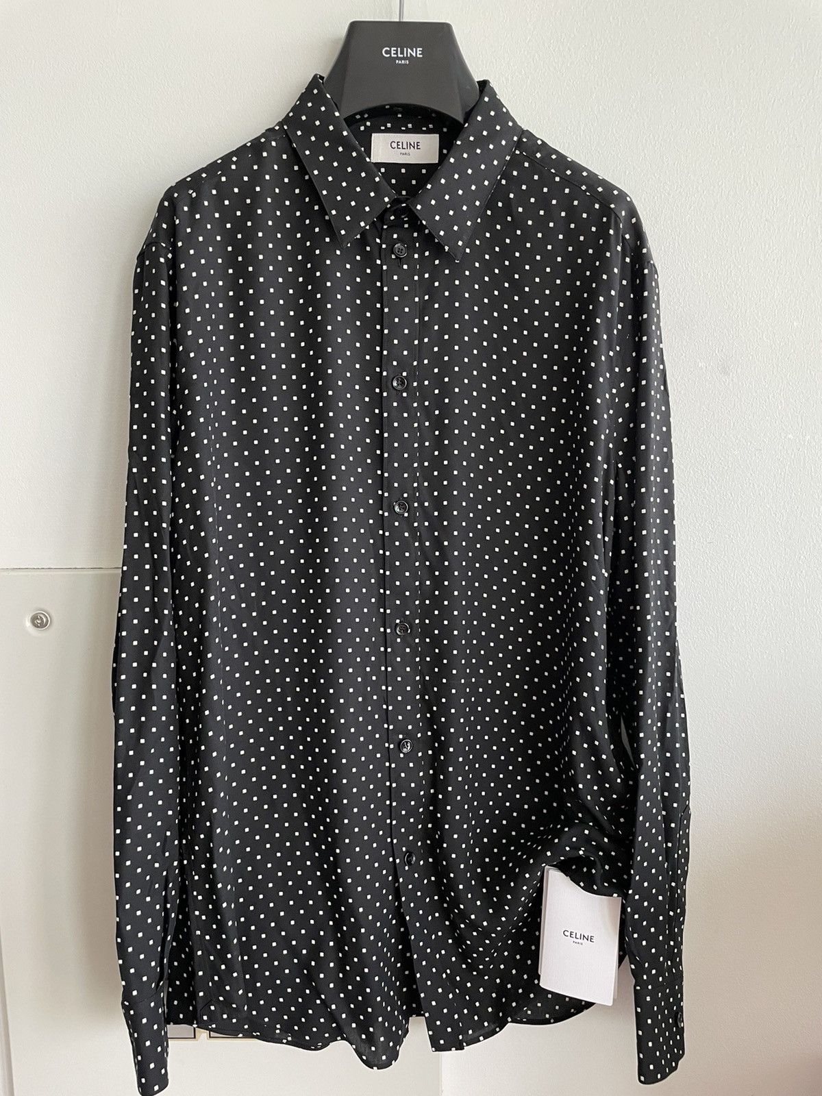 Celine × Hedi Slimane Celine by Hedi Slimane Viscose Shirt Super Runway New Size US L / EU 52-54 / 3 - 1 Thumbnail
