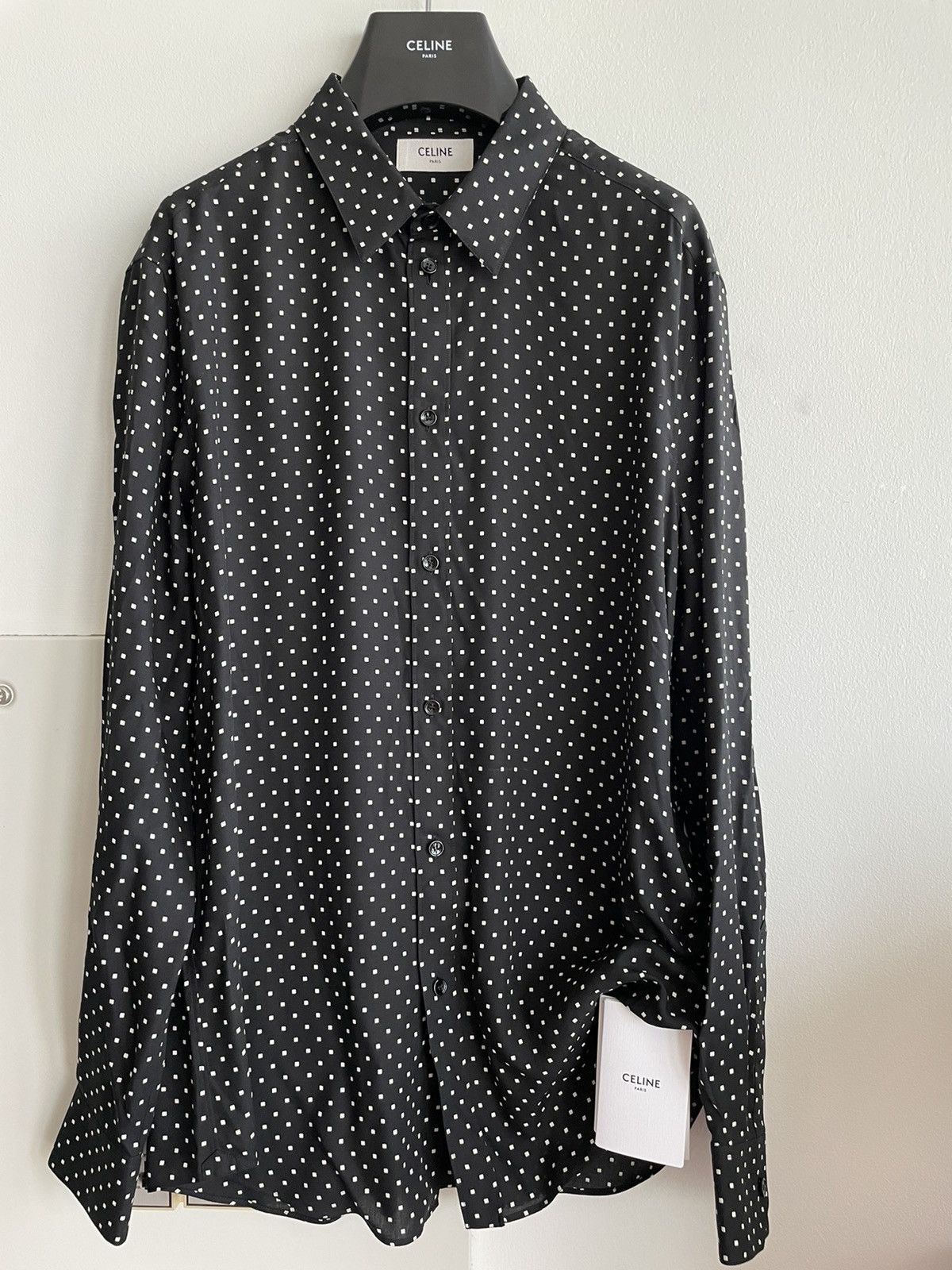 Celine × Hedi Slimane Celine by Hedi Slimane Viscose Shirt Super Runway New Size US L / EU 52-54 / 3 - 10 Thumbnail
