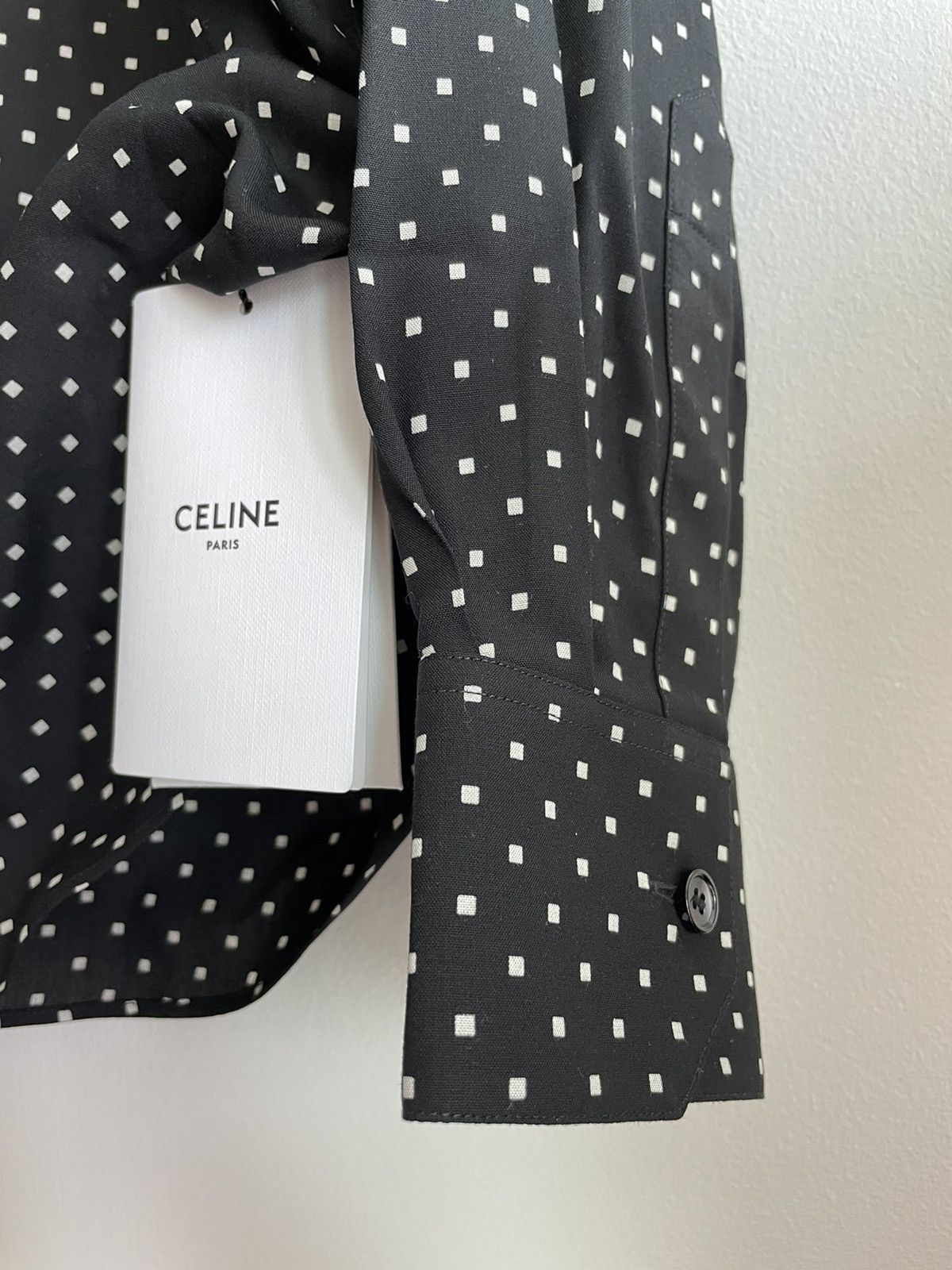 Celine × Hedi Slimane Celine by Hedi Slimane Viscose Shirt Super Runway New Size US L / EU 52-54 / 3 - 18 Thumbnail