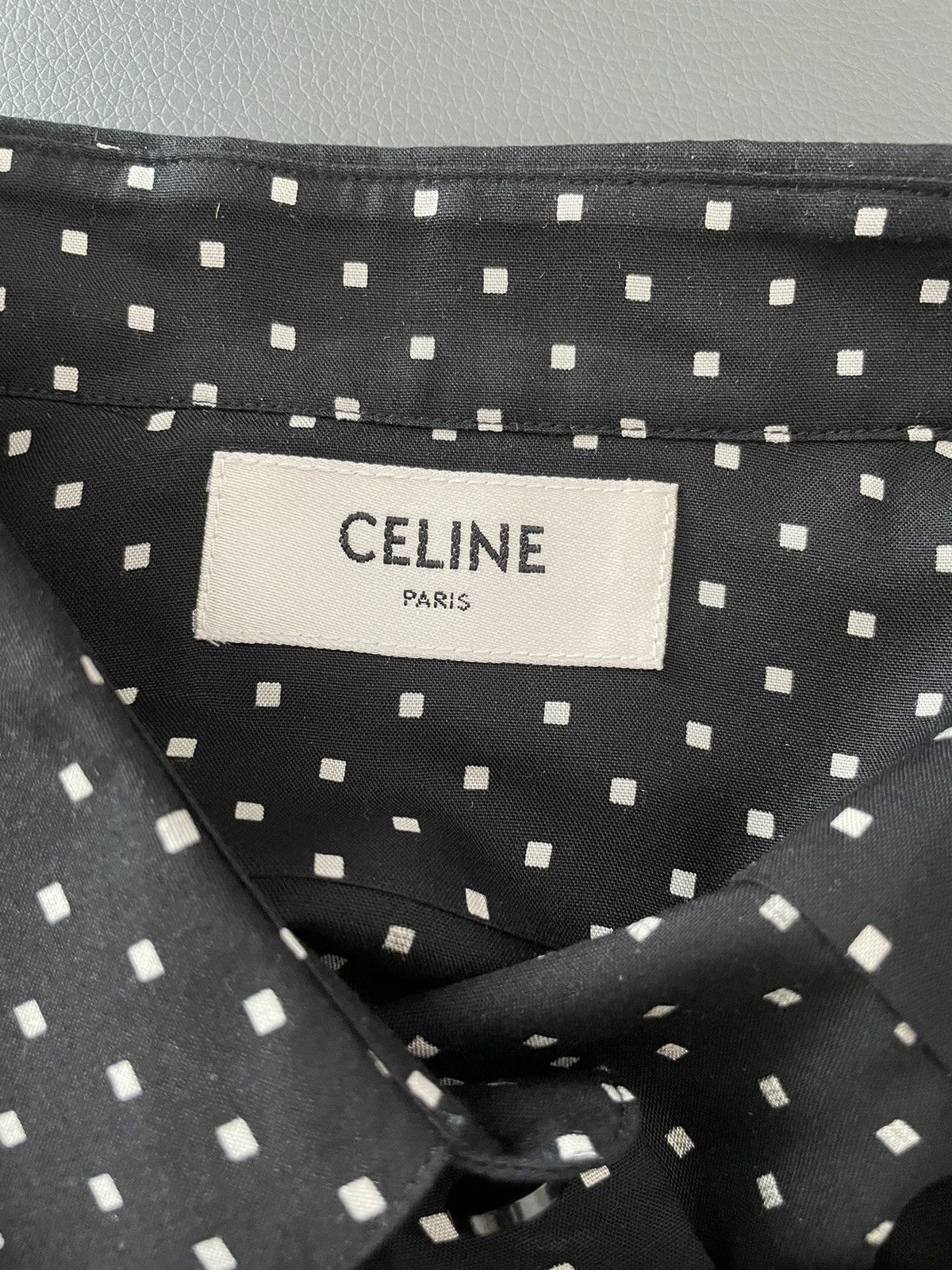 Celine × Hedi Slimane Celine by Hedi Slimane Viscose Shirt Super Runway New Size US L / EU 52-54 / 3 - 9 Thumbnail