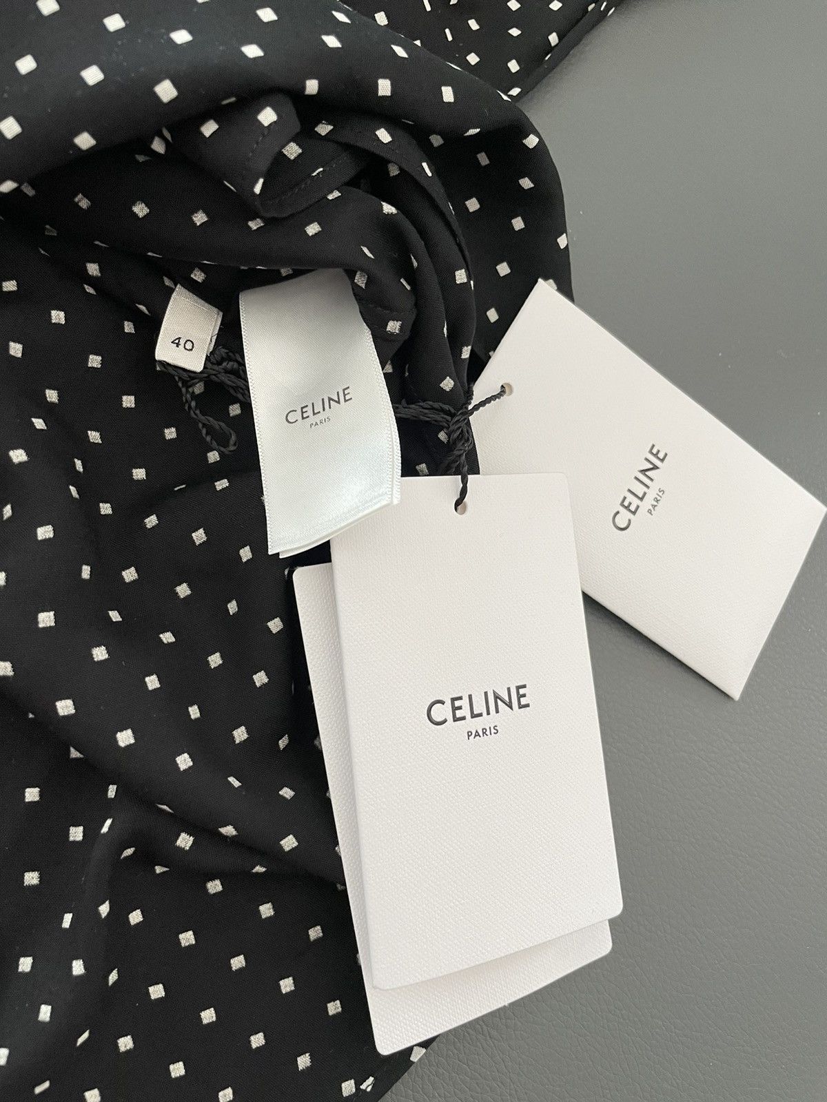 Celine × Hedi Slimane Celine by Hedi Slimane Viscose Shirt Super Runway New Size US L / EU 52-54 / 3 - 5 Thumbnail