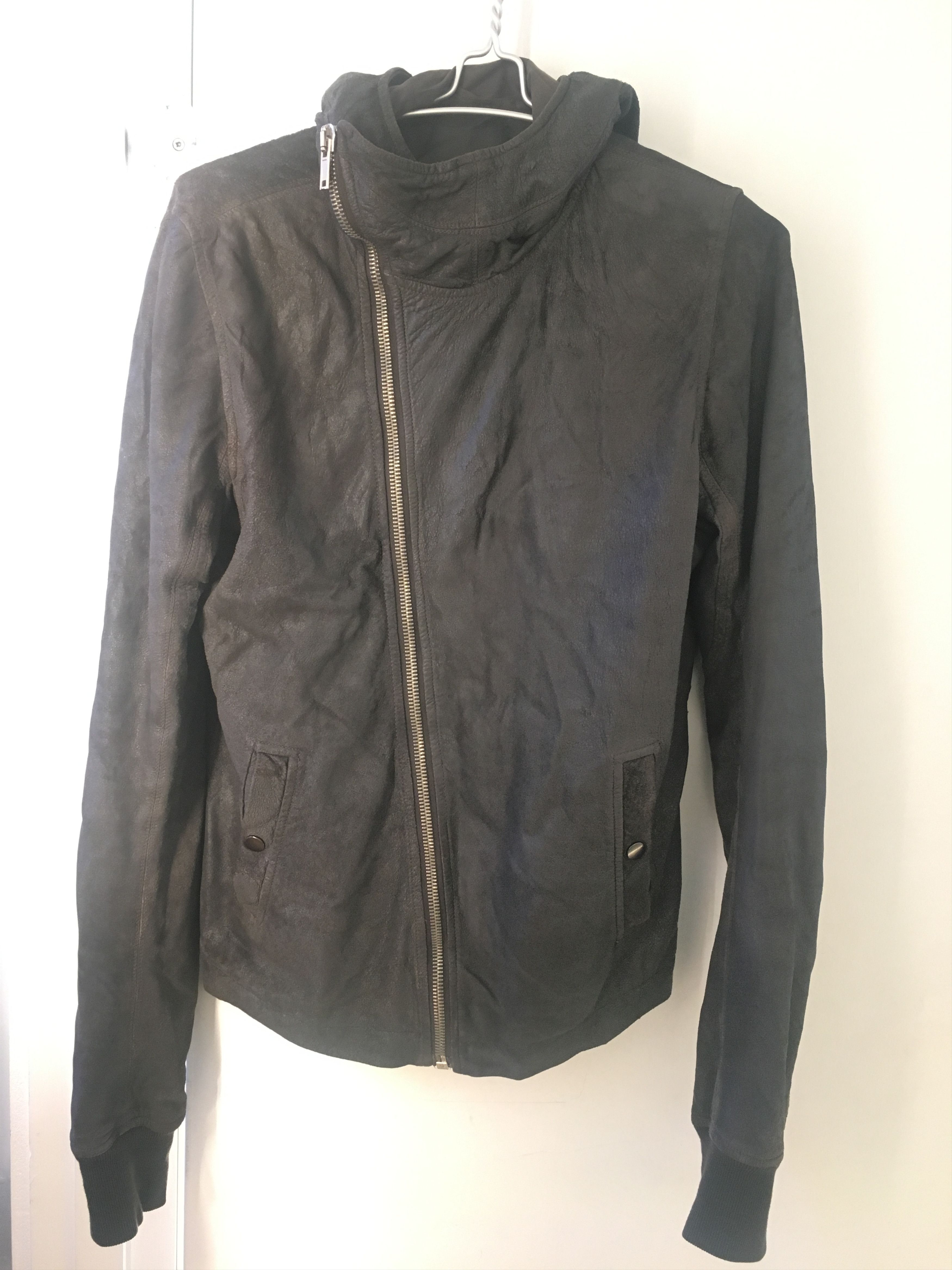 Rick Owens Blister lamb leather biker jacket | Grailed